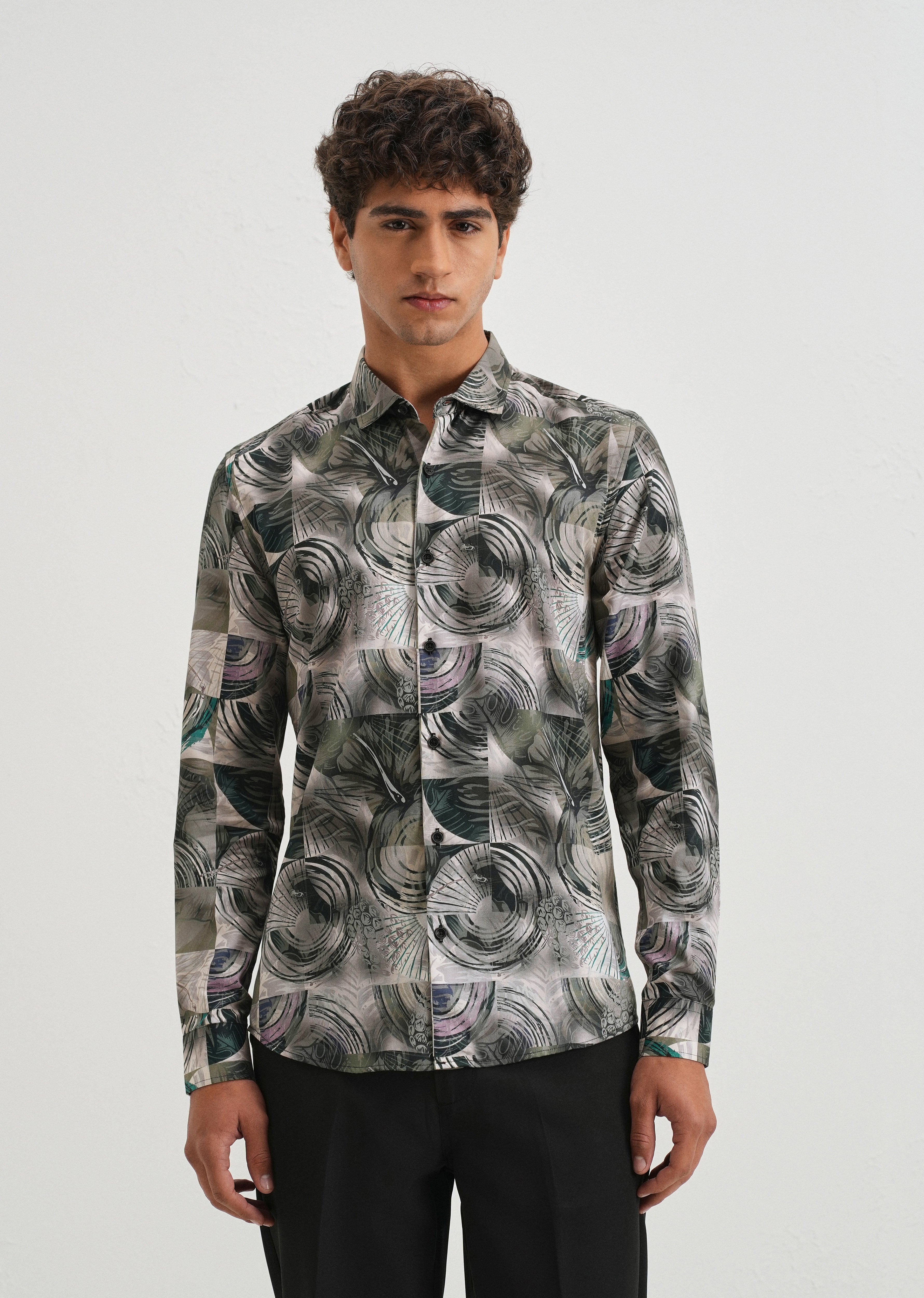 Spiral Printed Shirt