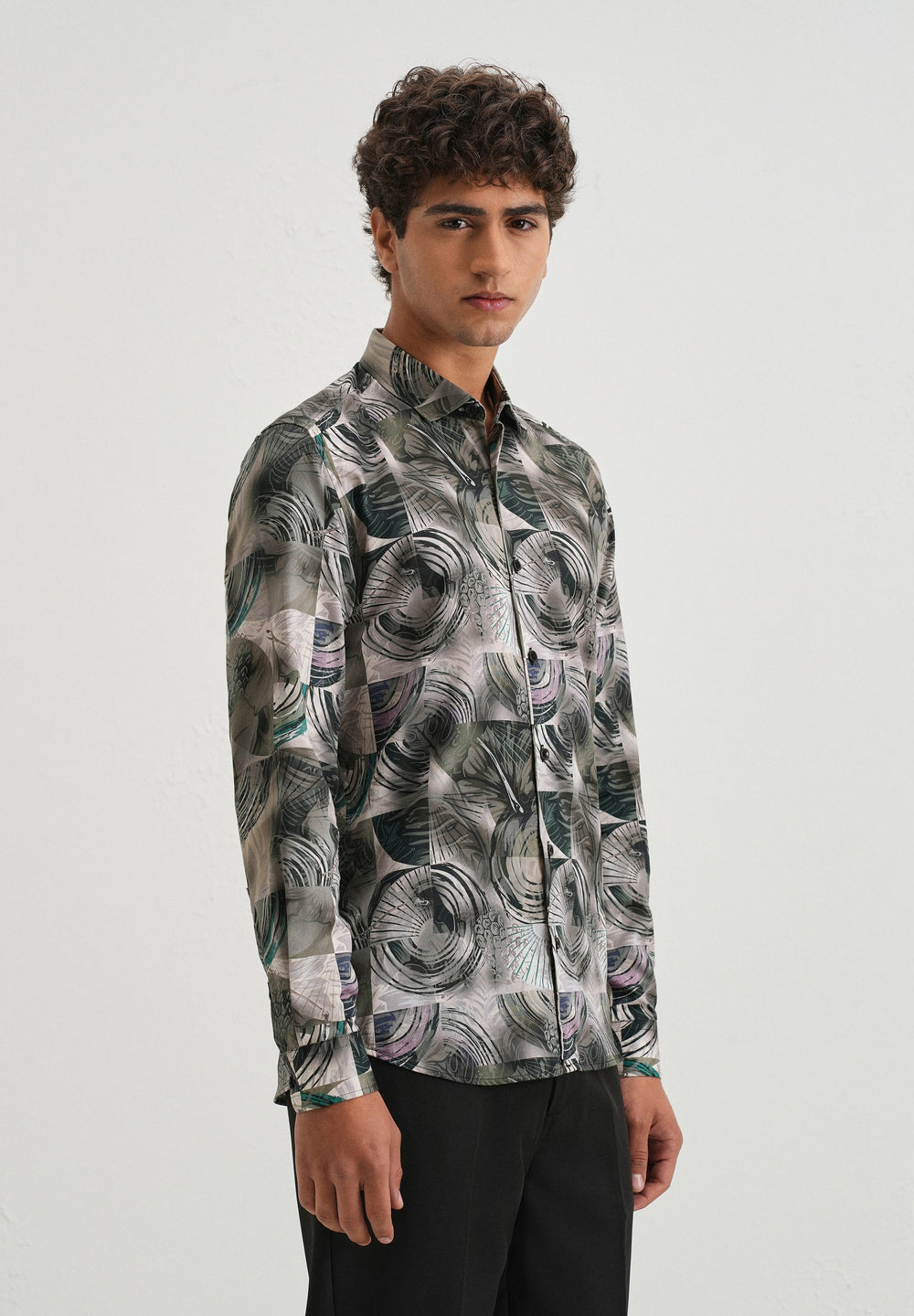 Spiral Printed Shirt