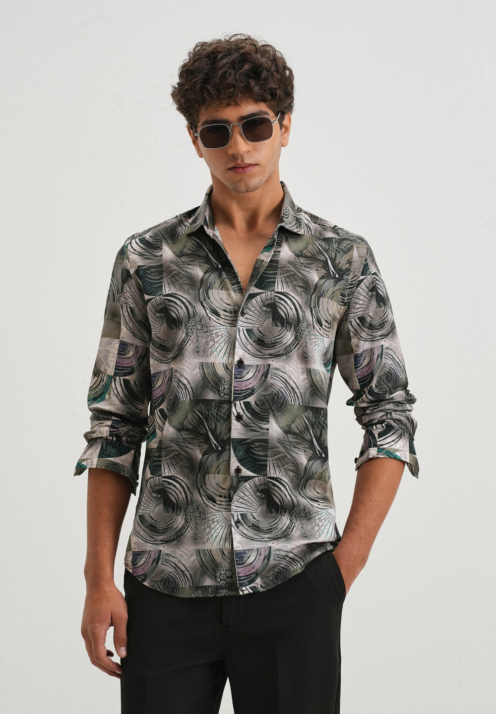 Spiral Printed Shirt