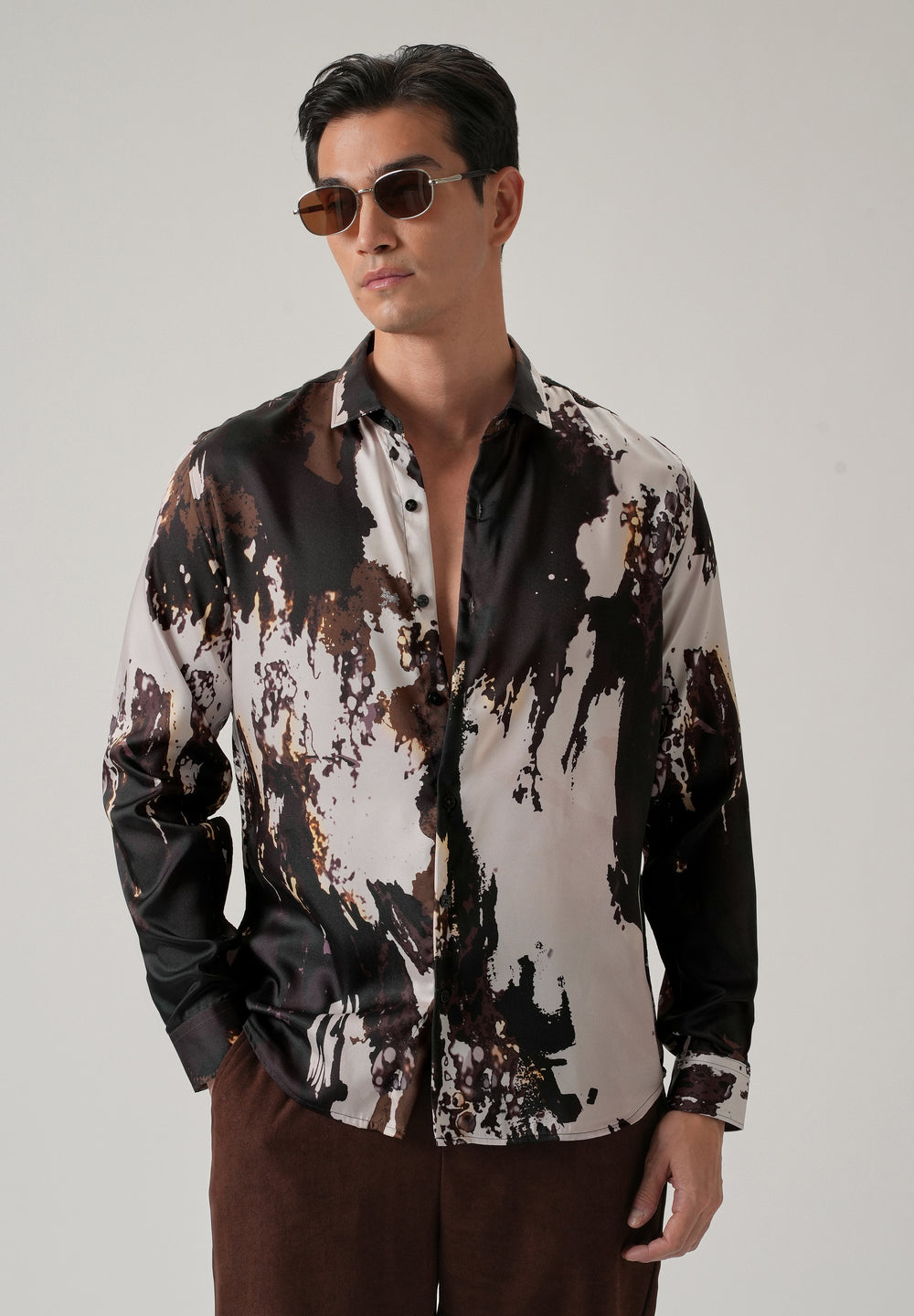 Splatter Print Shirt