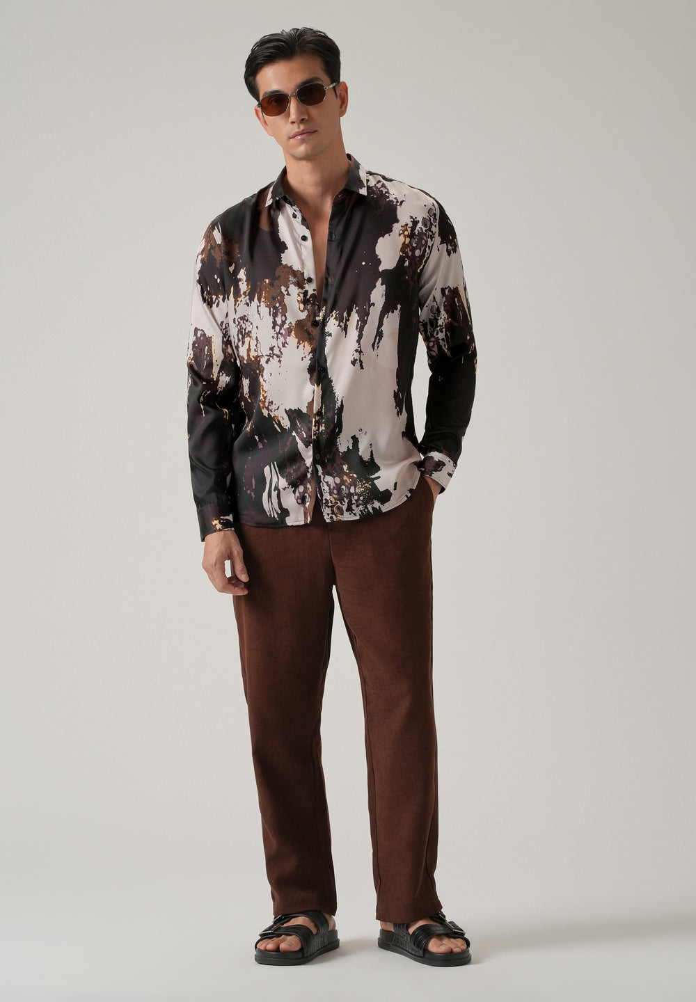 Splatter Print Shirt