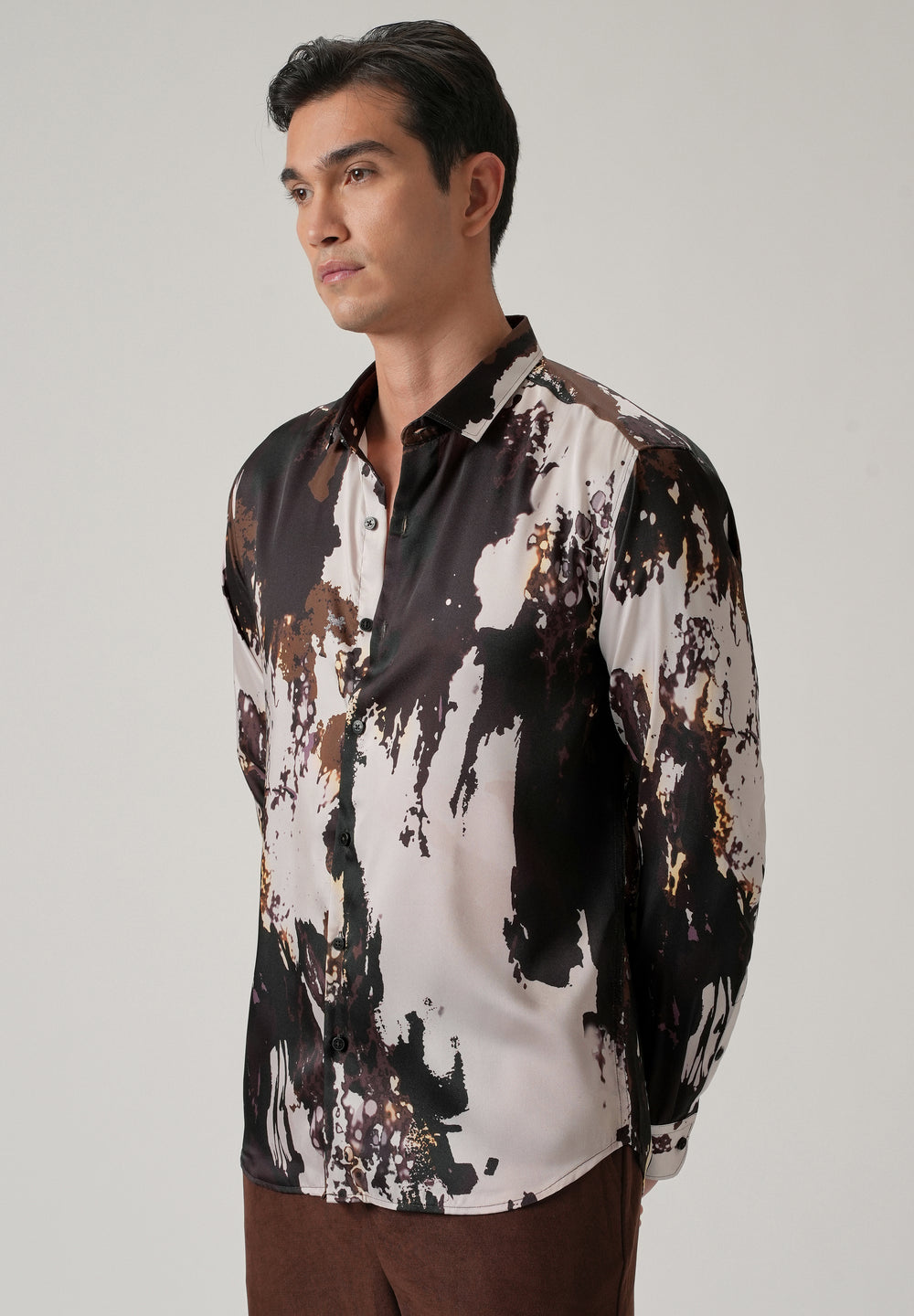 Splatter Print Shirt