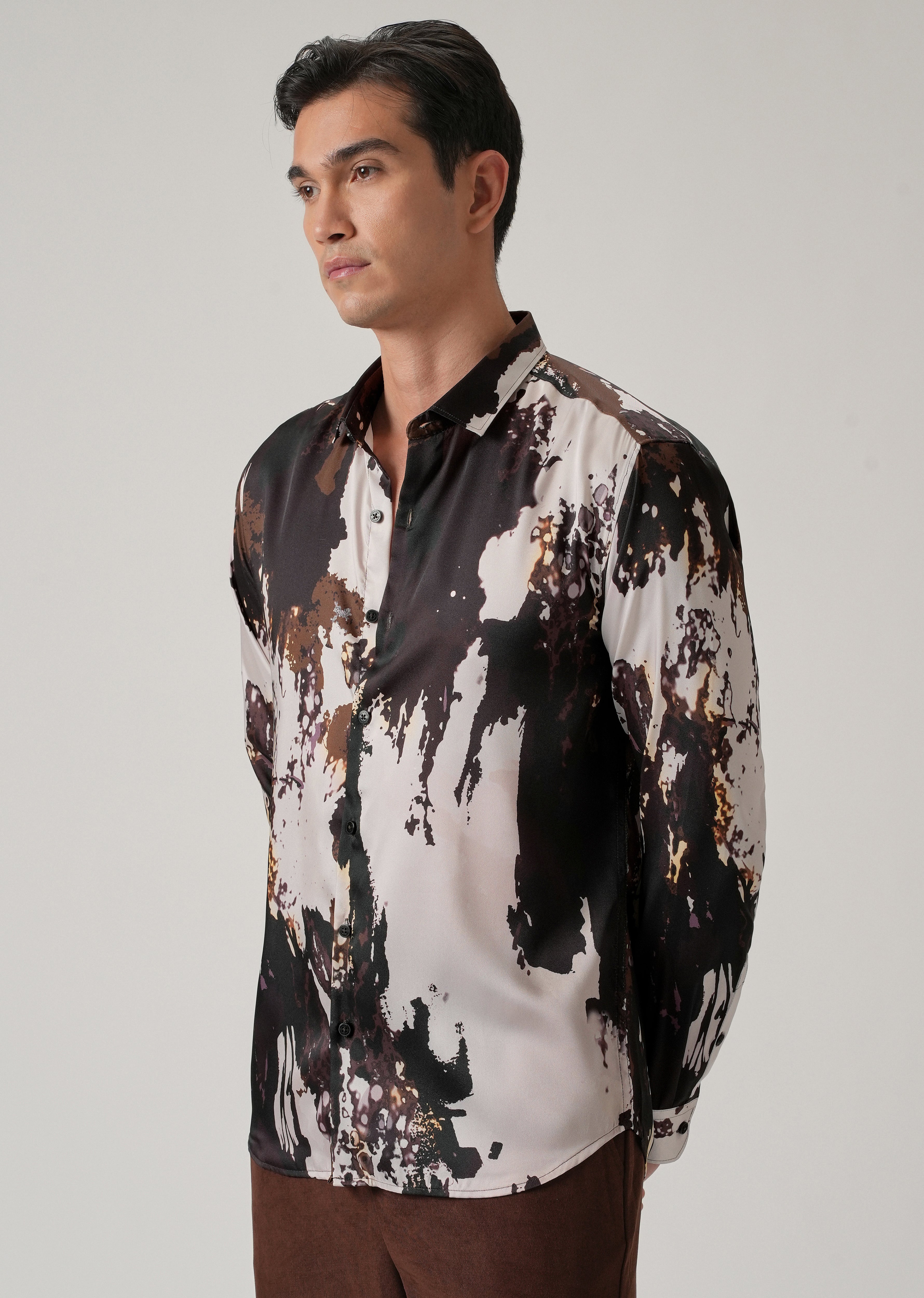 Splatter Print Shirt