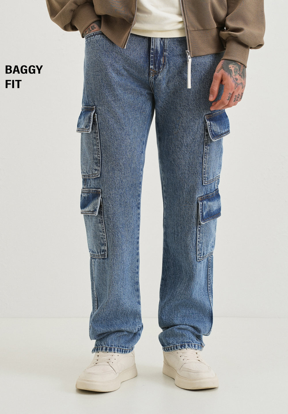 Streetstyle Sapphire Blue Baggy fit Jeans