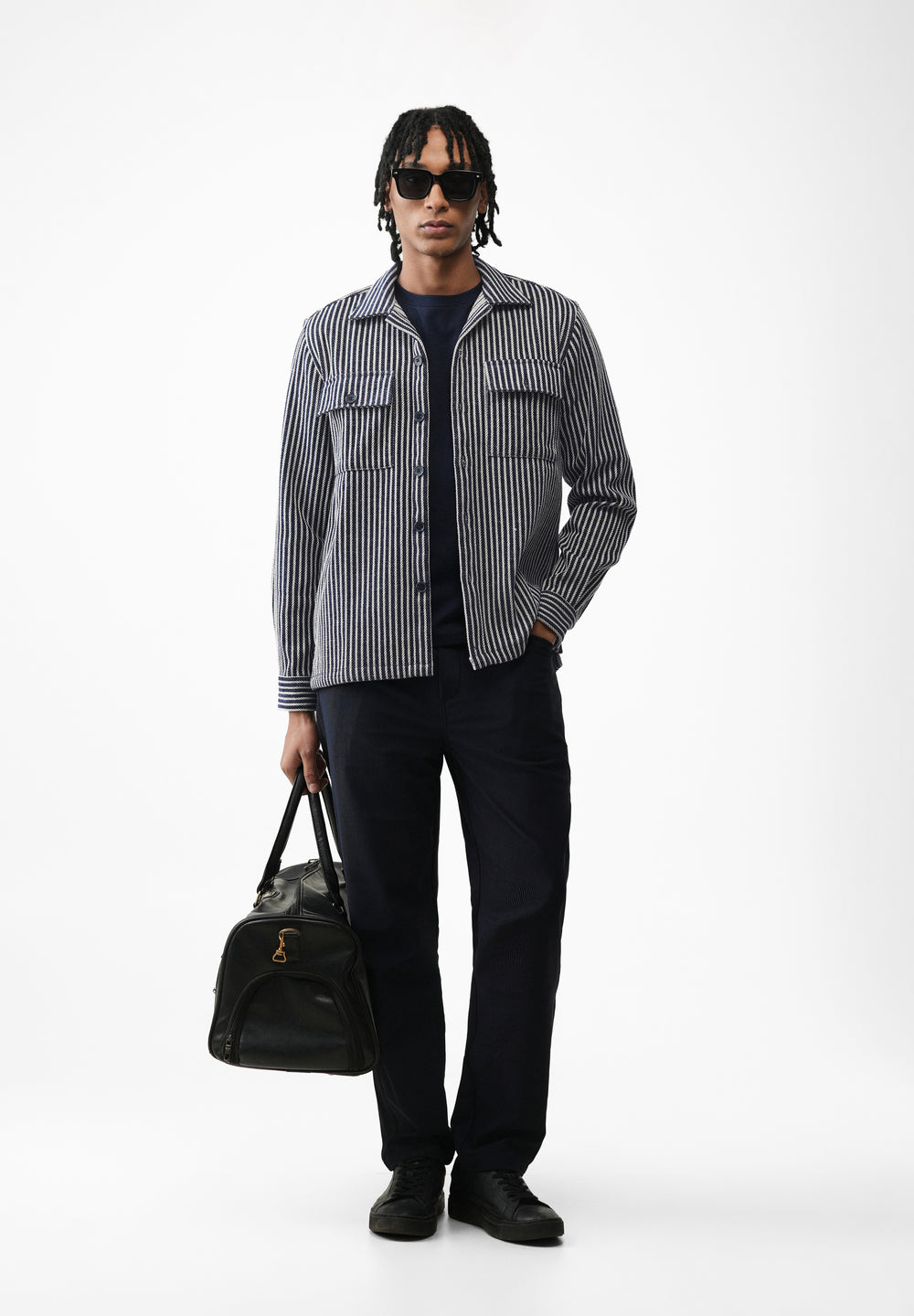 Striped Blue Shacket
