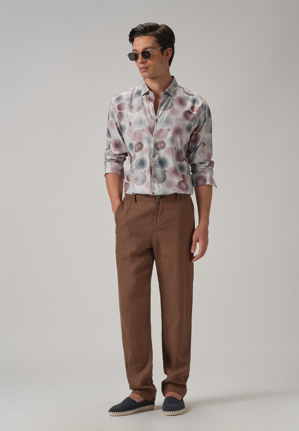 Stylish Geometric Print Shirt