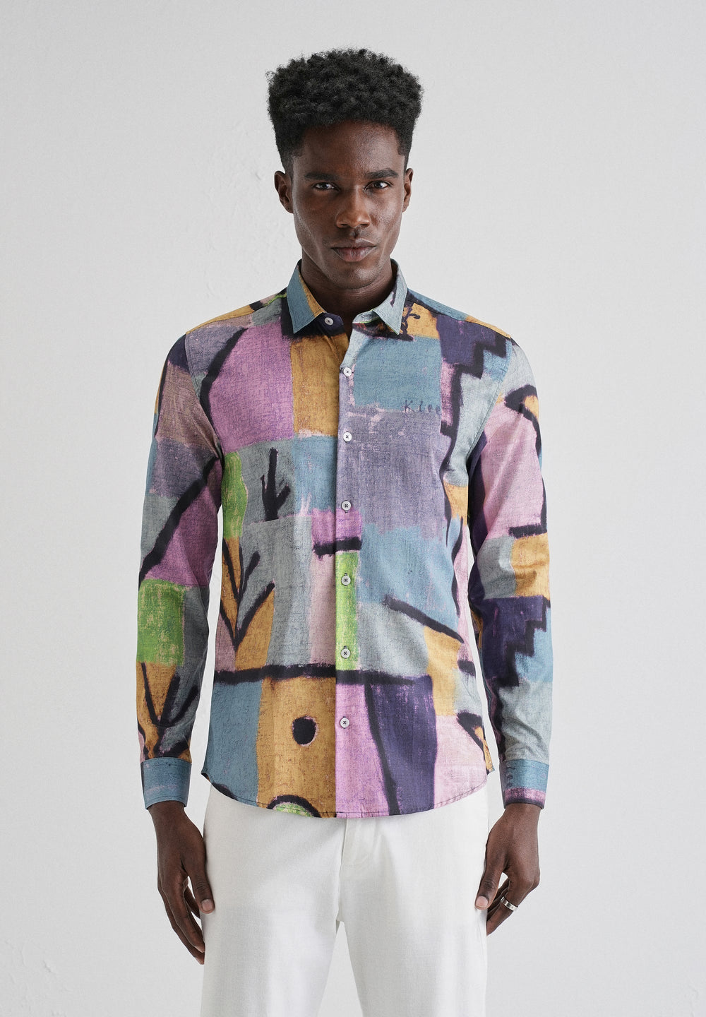 Stylish Multicoloured Printed Shirt