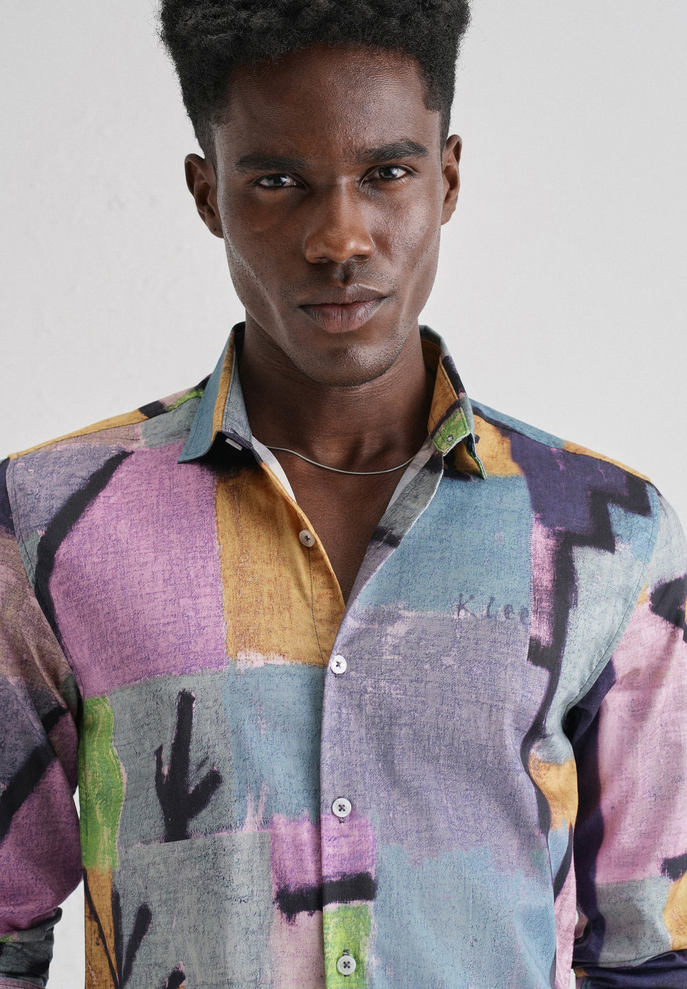Stylish Multicoloured Printed Shirt