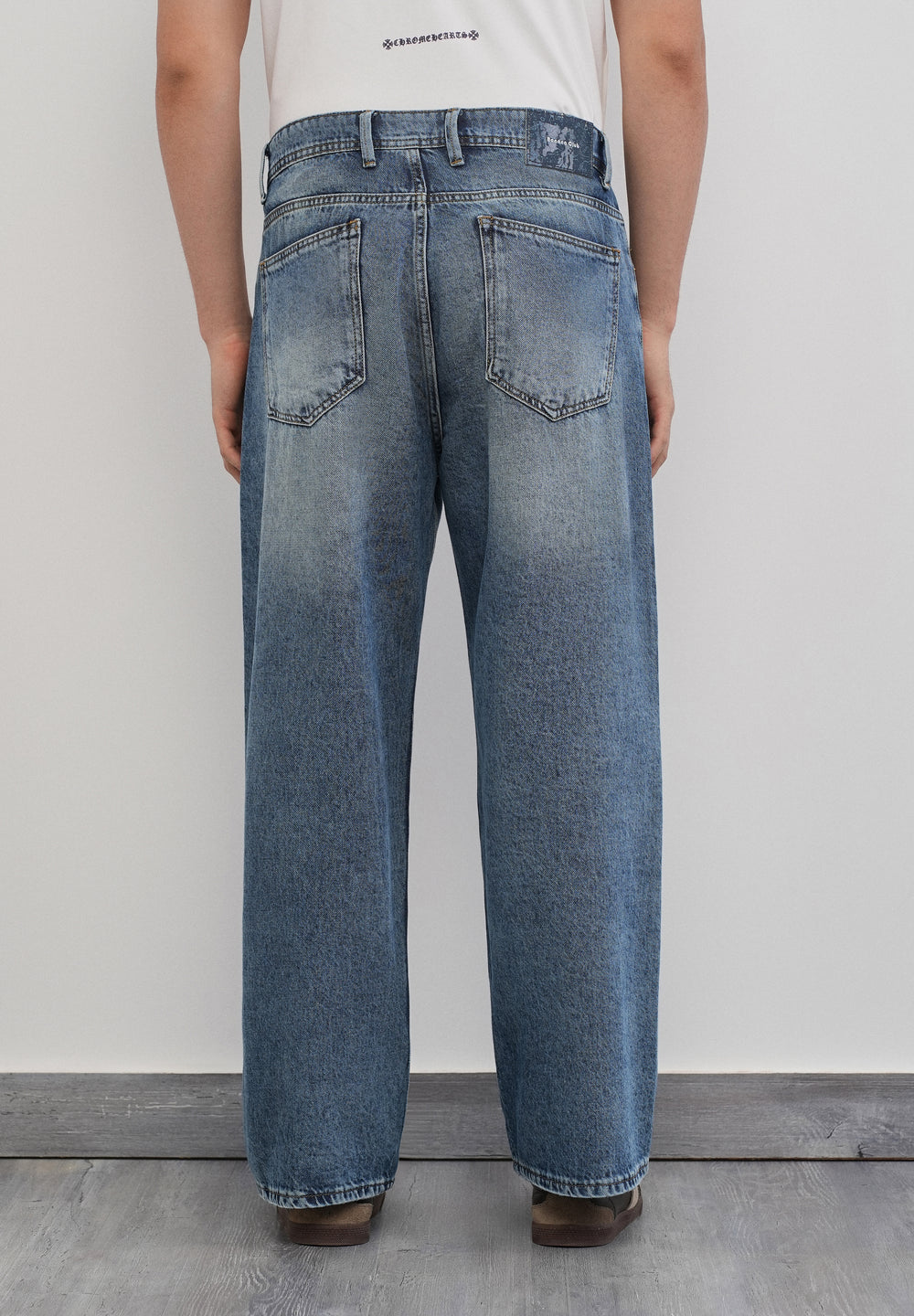 Super Baggy Tinted Blue Jeans