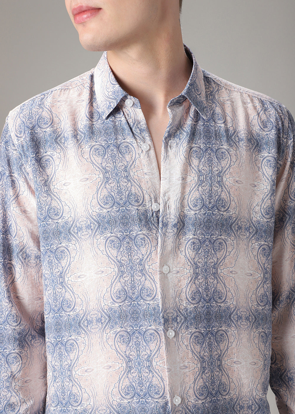 Symmetry Floral Print Shirt