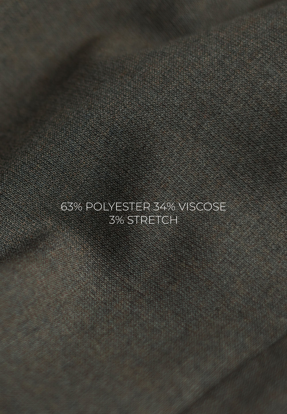 Olive Brown Semi-Elasticated Trouser