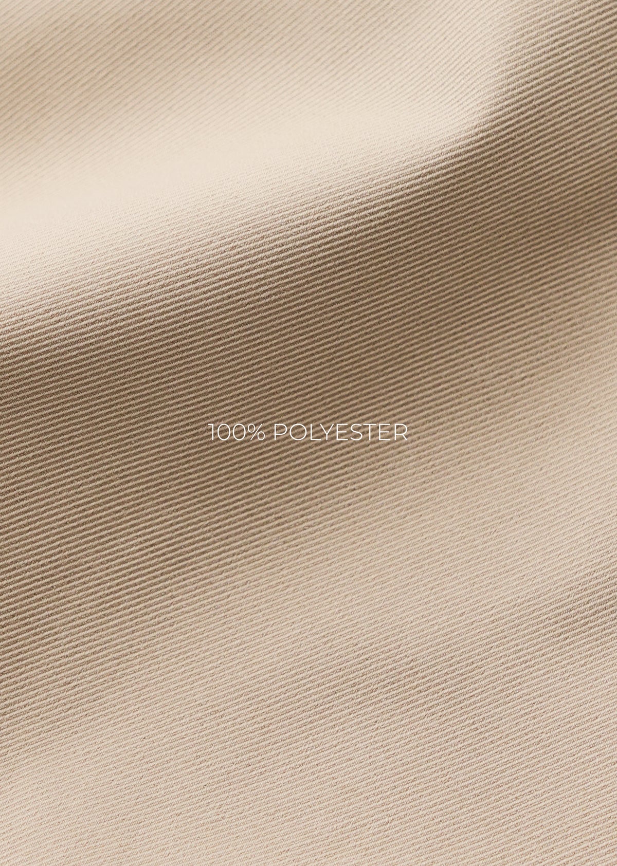 Light Beige Relaxed Drawstring Trouser