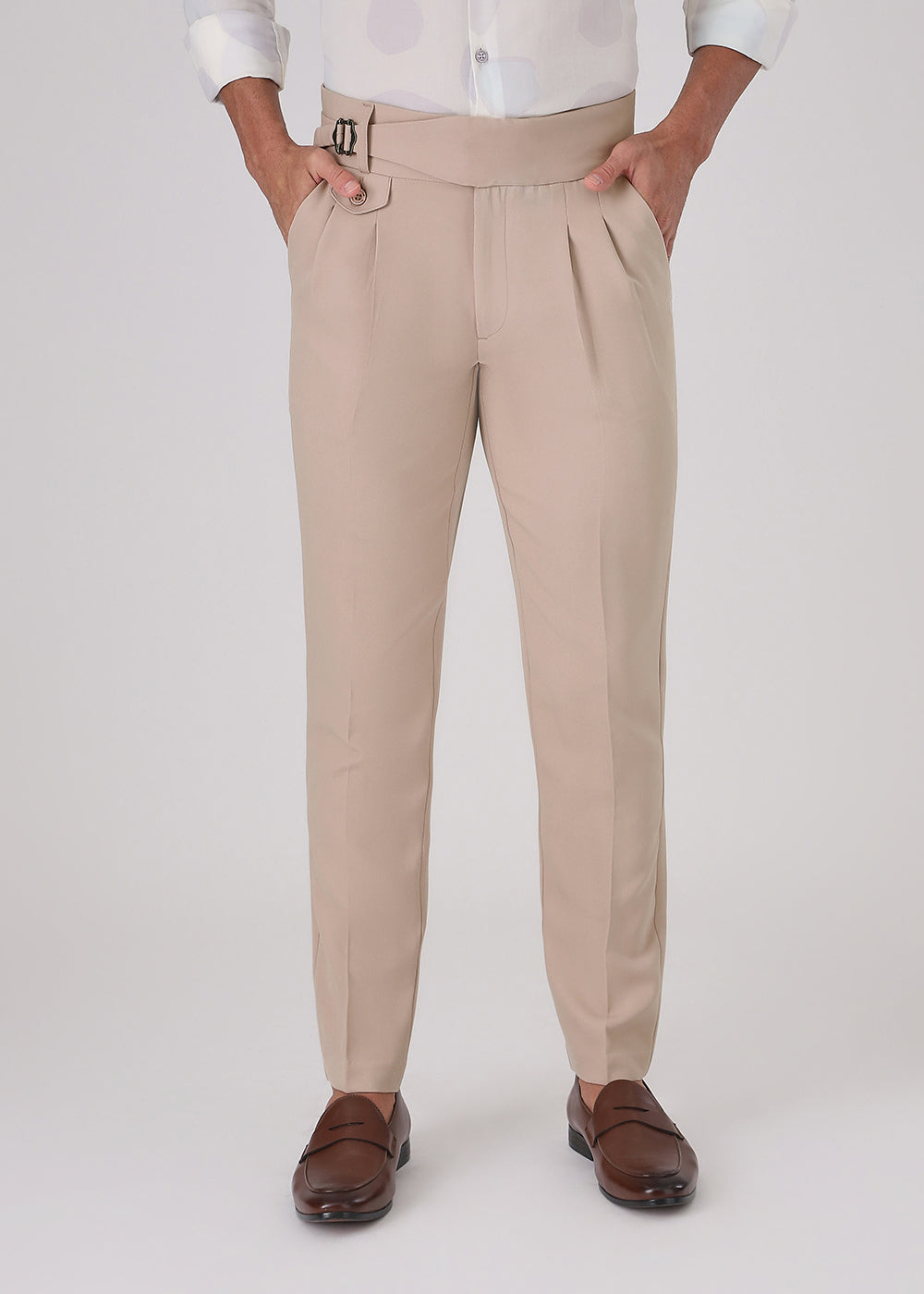 Tan Beige Gurkha Pant