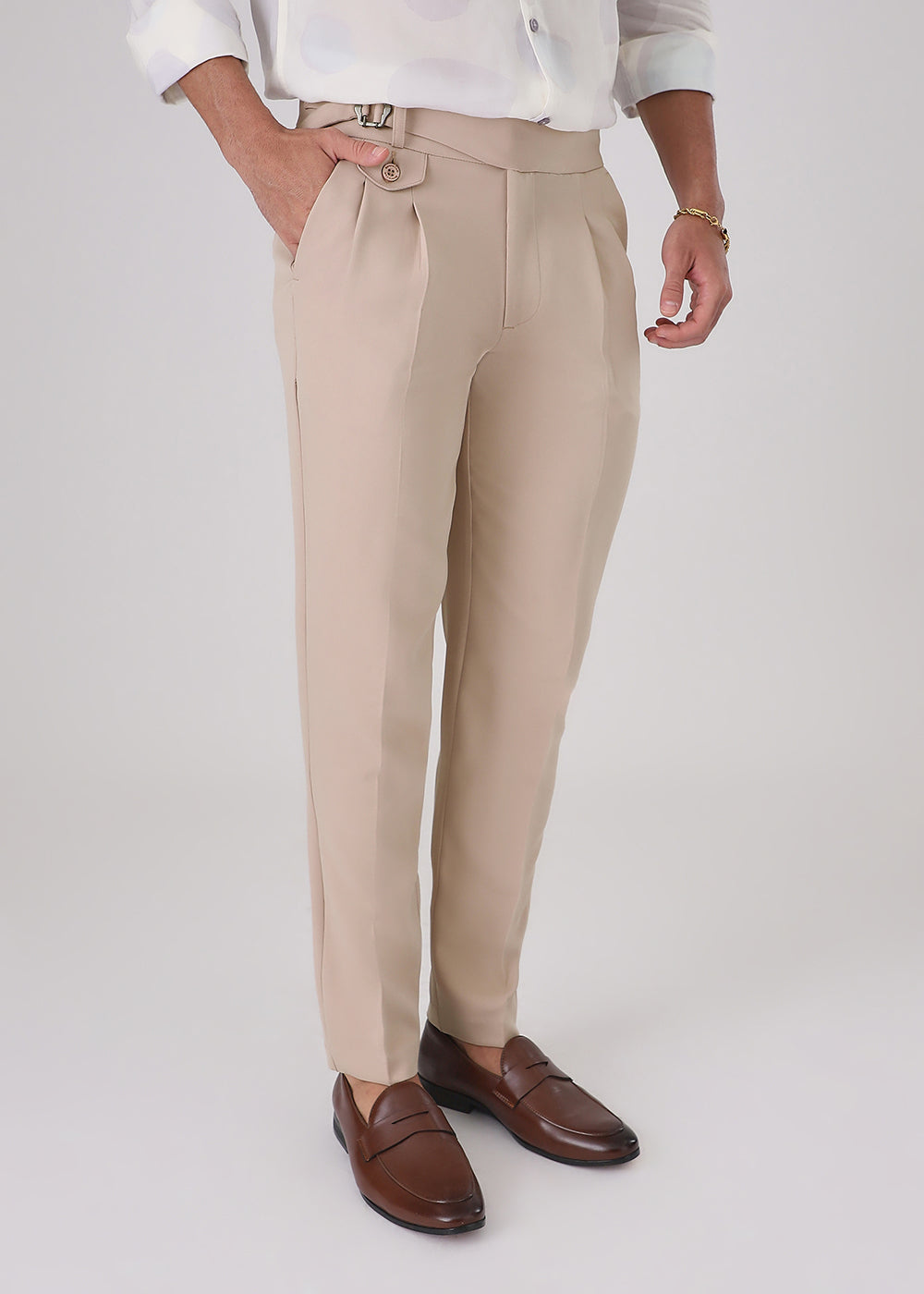 Tan Beige Gurkha Pant