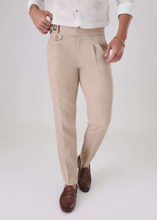 Tan Beige Gurkha Pant