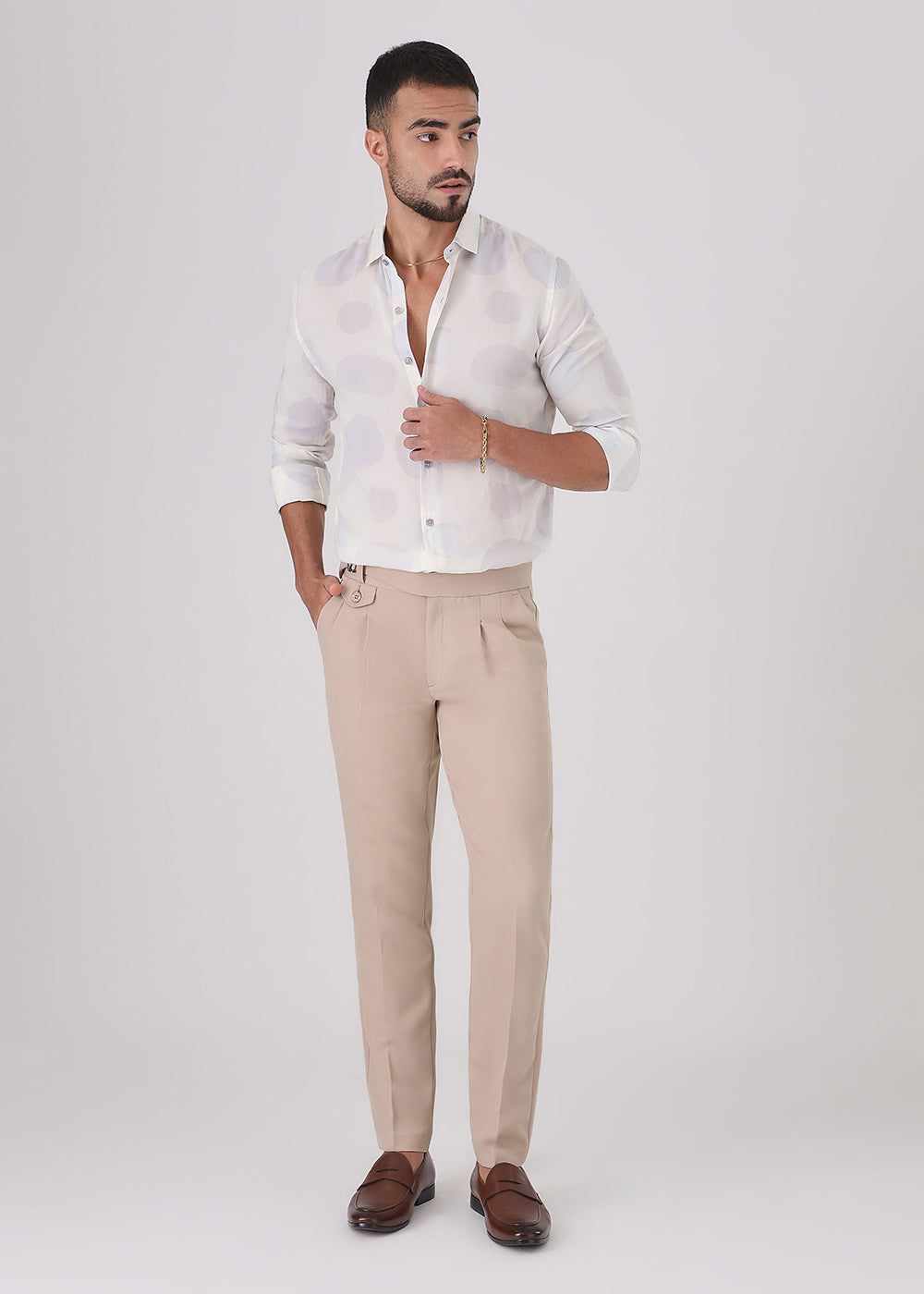 Tan Beige Gurkha Pant