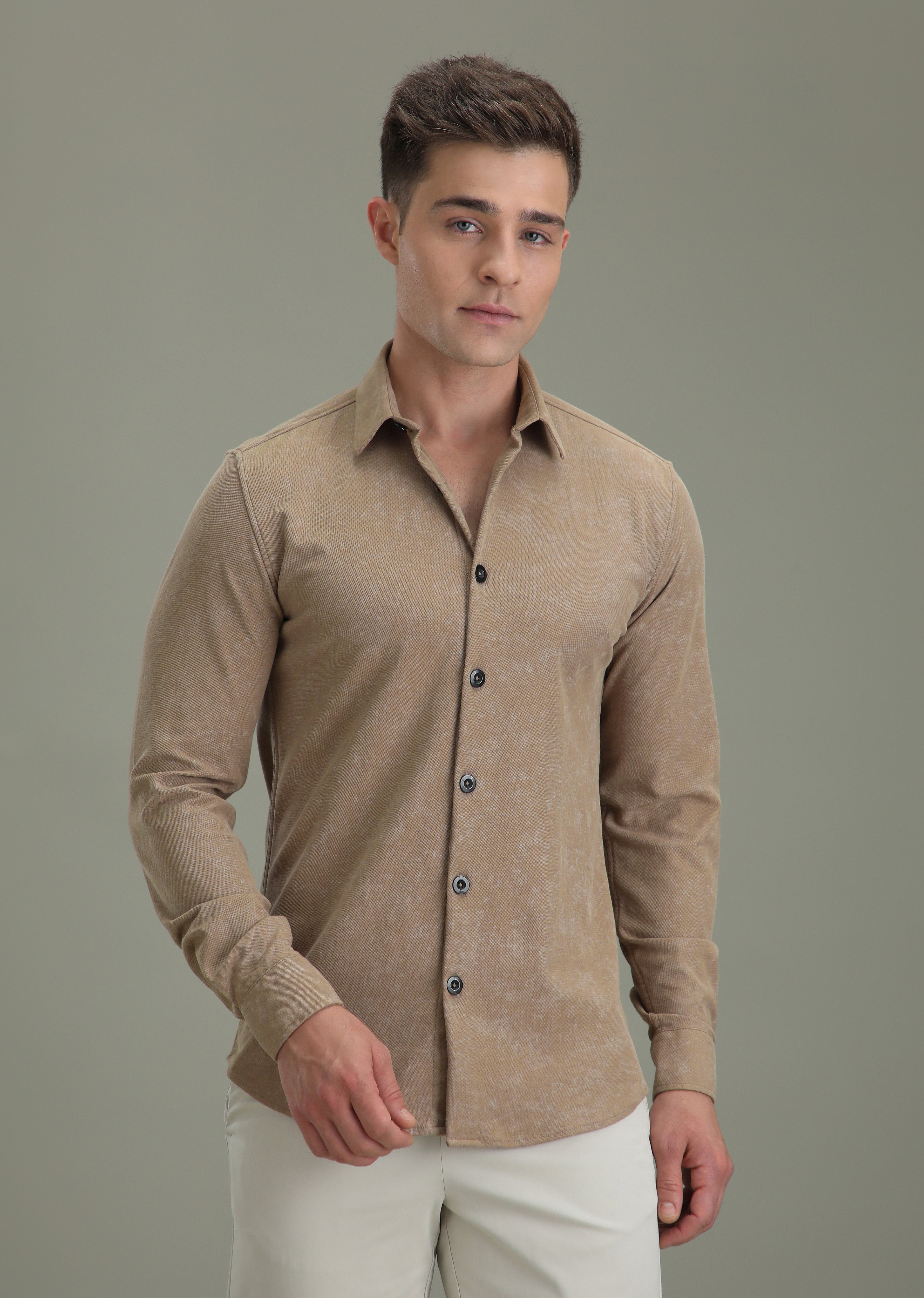 Tan Brown Dye Shirt