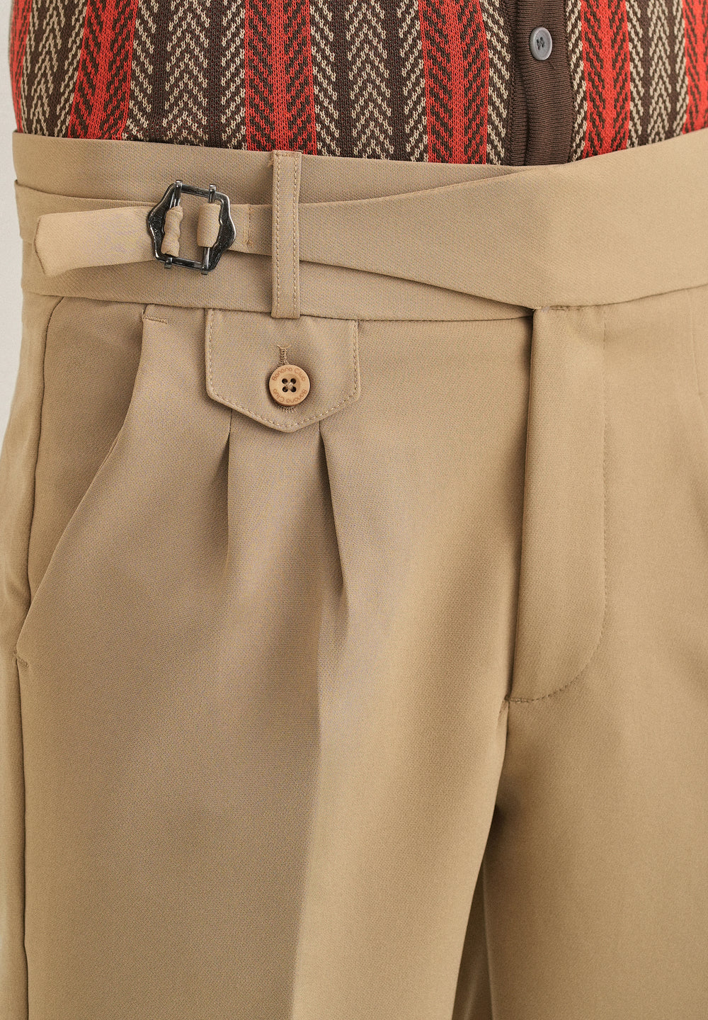 Tan Brown Gurkha Pant