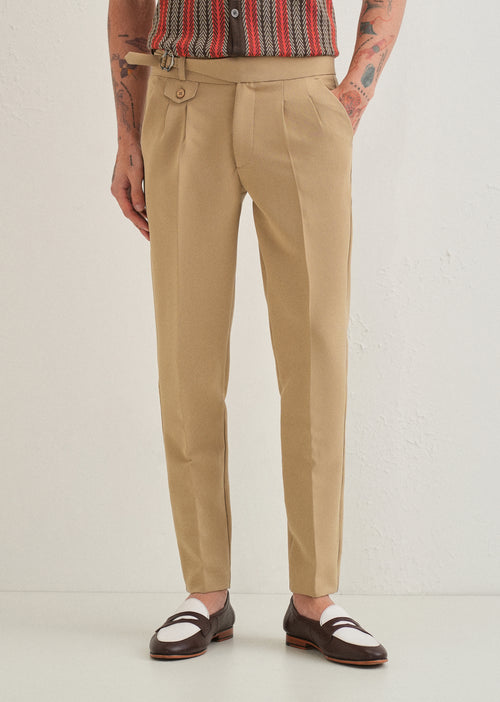 Tan Brown Gurkha Pant