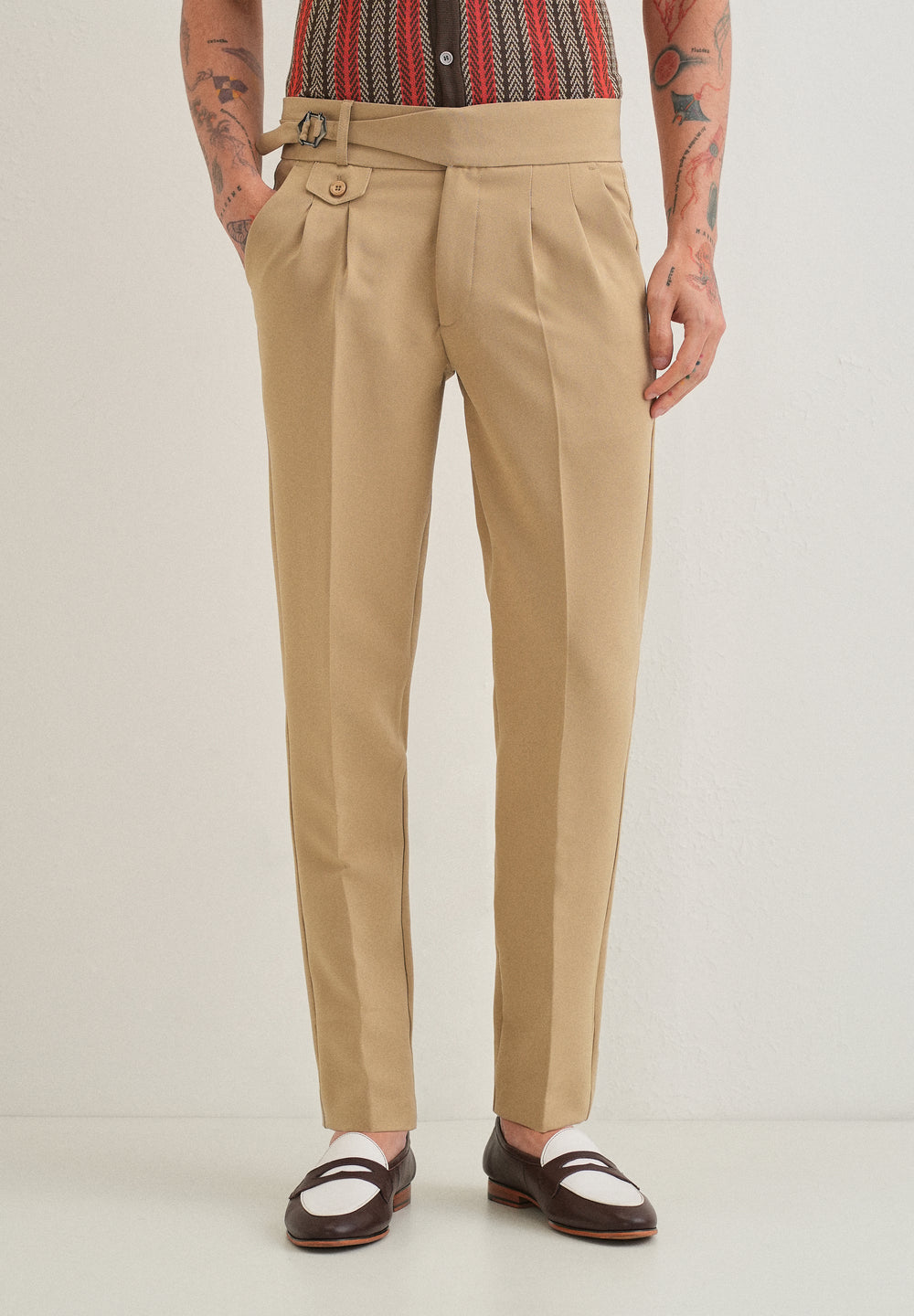 Tan Brown Gurkha Pant
