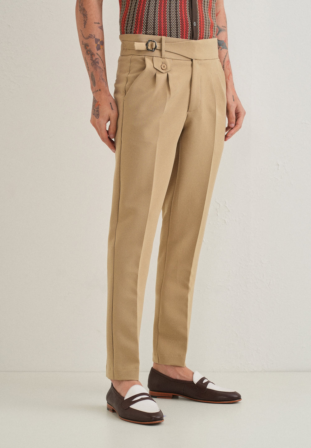 Tan Brown Gurkha Pant