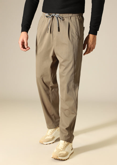 Tan Brown Relaxed Fit Trouser