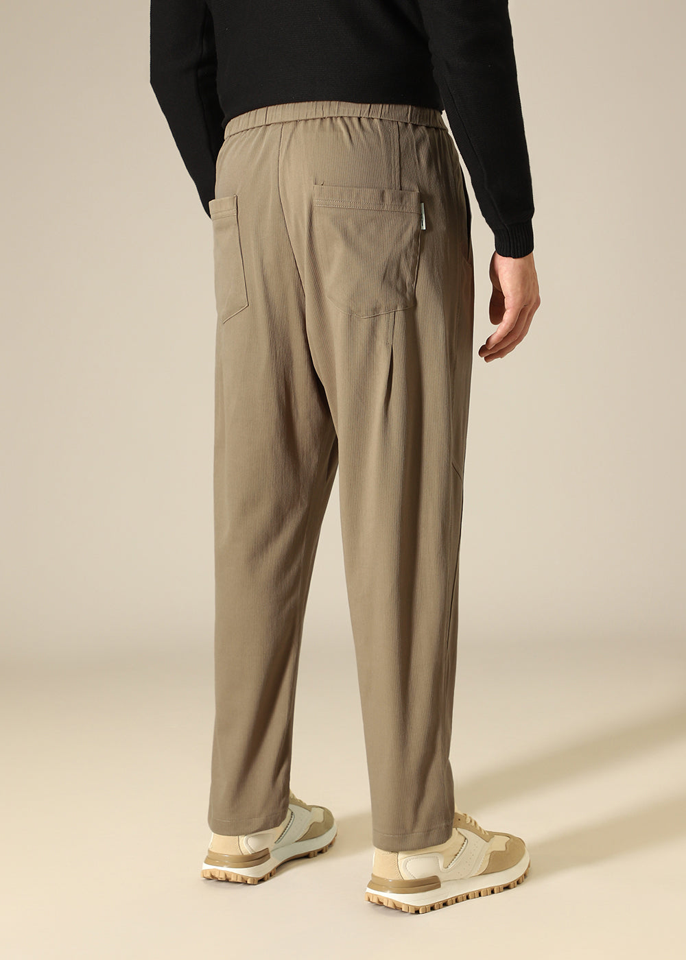 Tan Brown Relaxed Fit Trouser