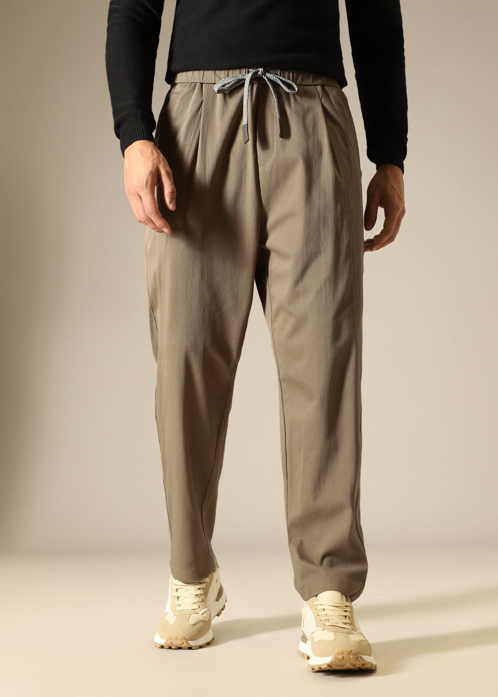 Tan Brown Relaxed Fit Trouser