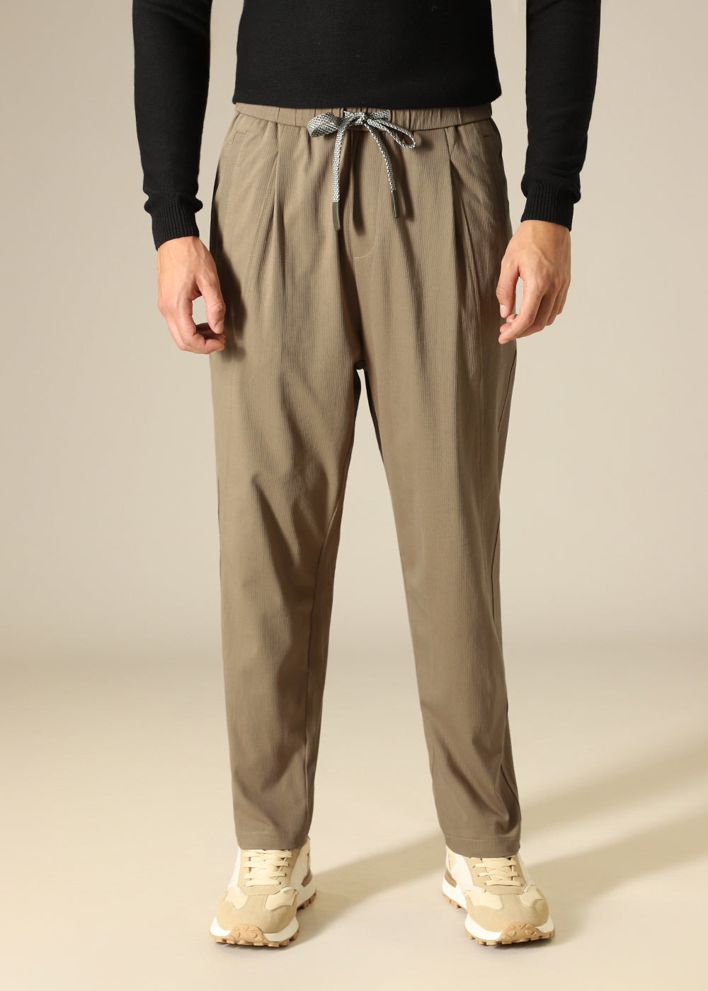 Tan Brown Relaxed Fit Trouser