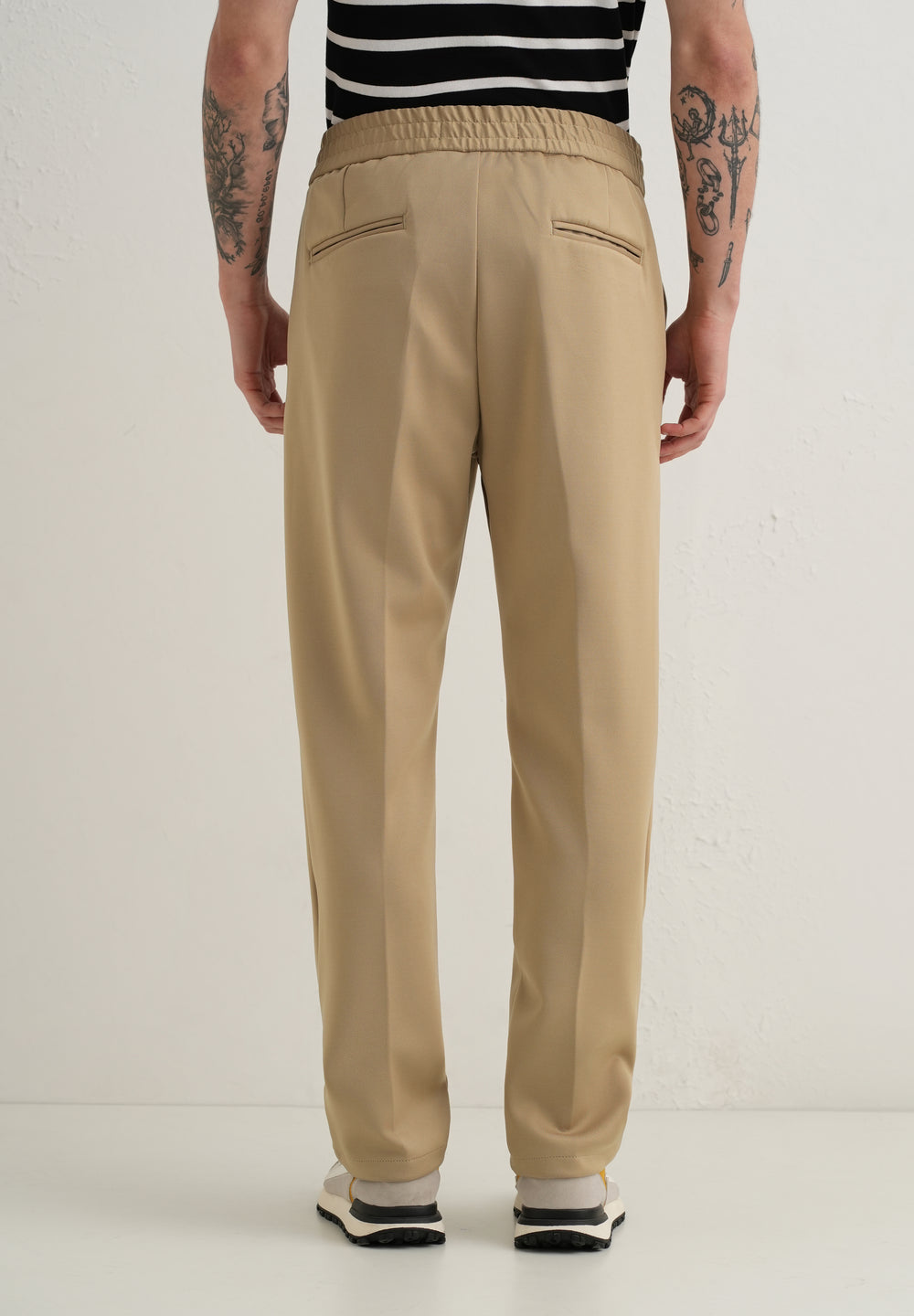 Tan Drawstring Trousers