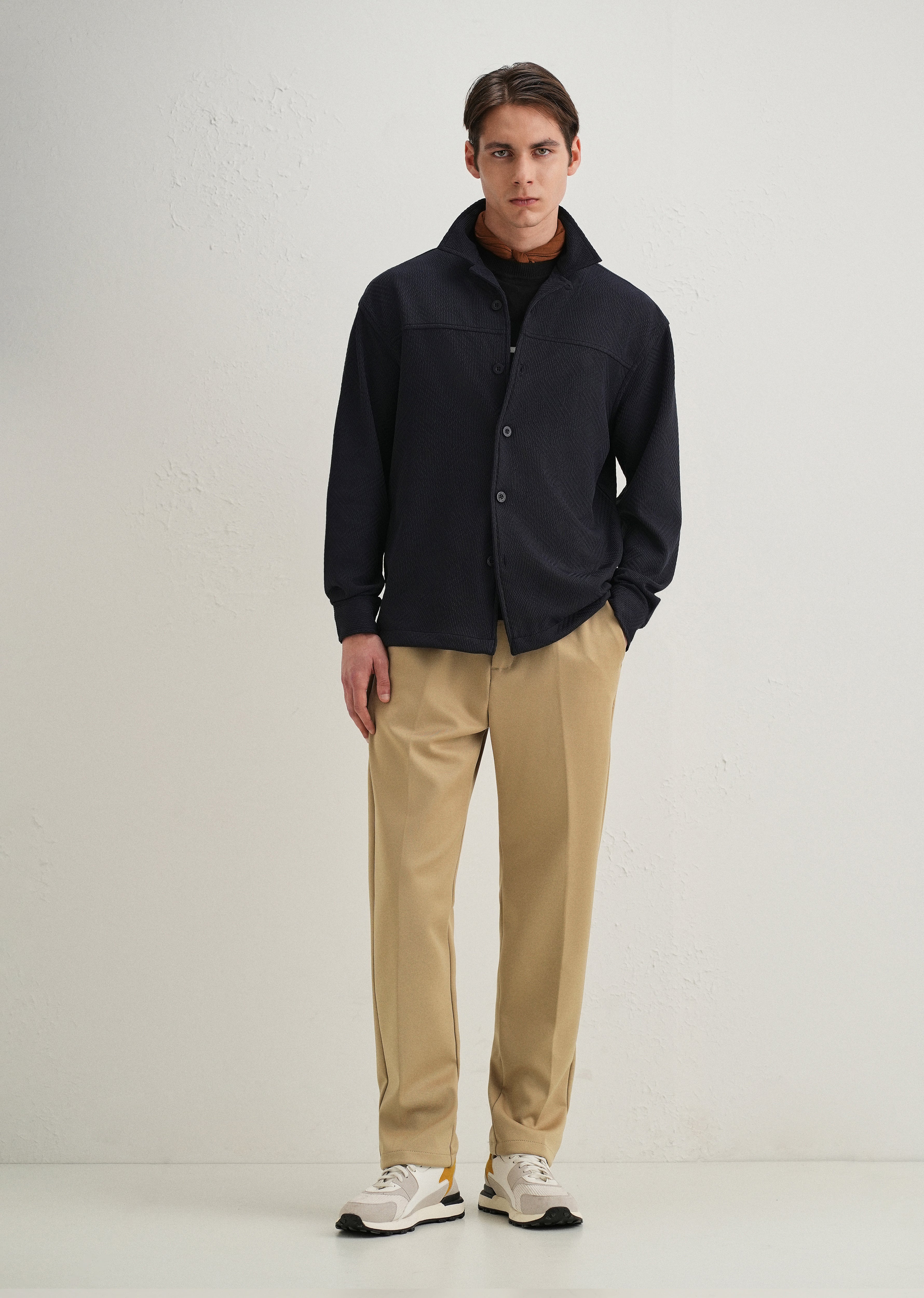 Tan Drawstring Trousers