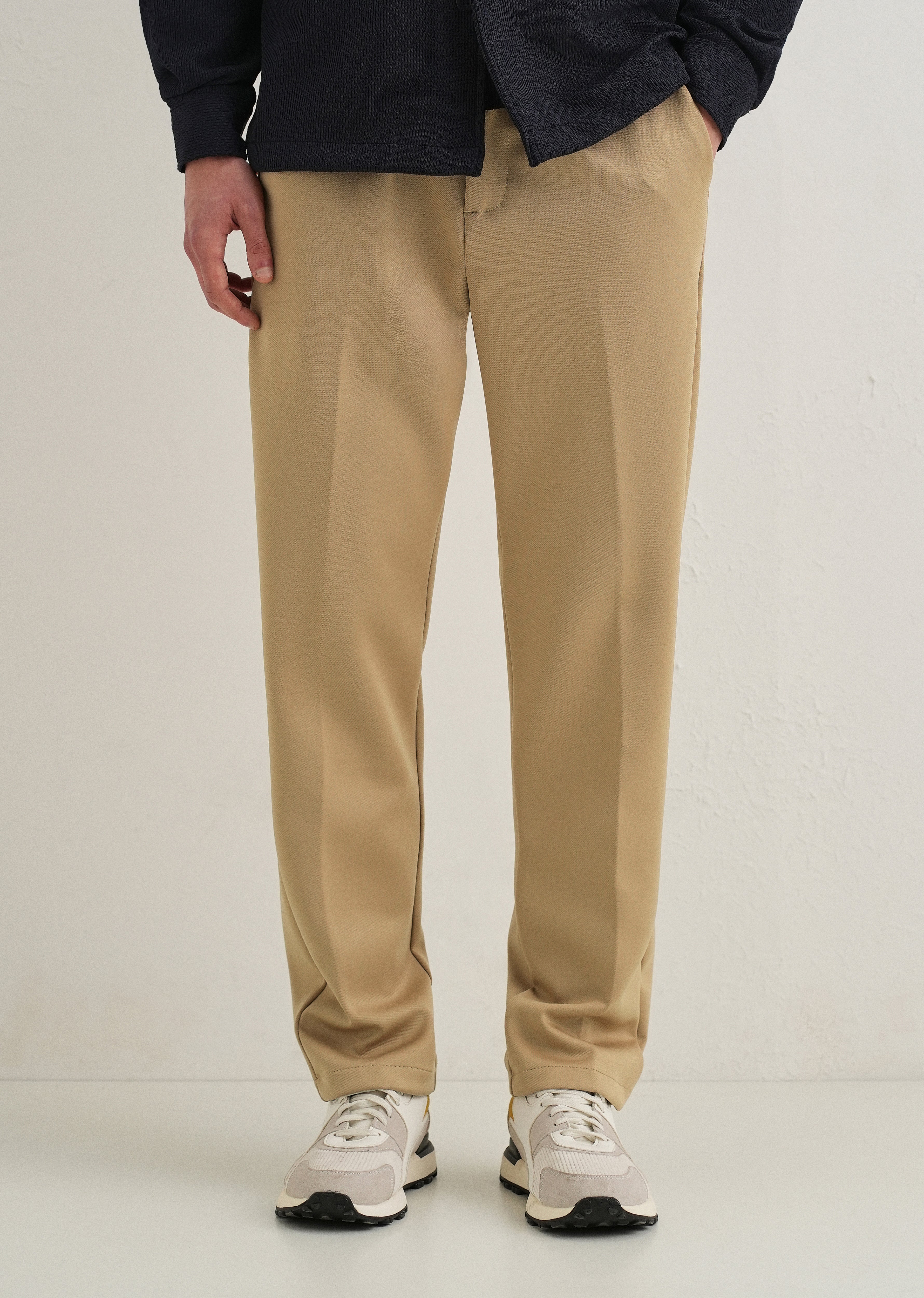 Tan Drawstring Trousers