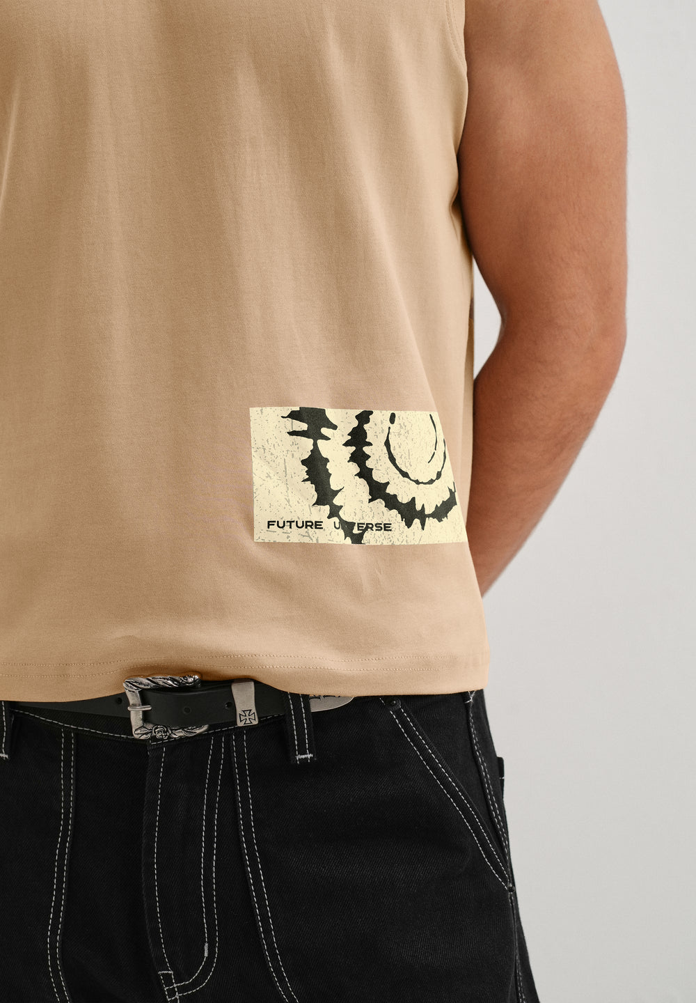Tan Printed Tank