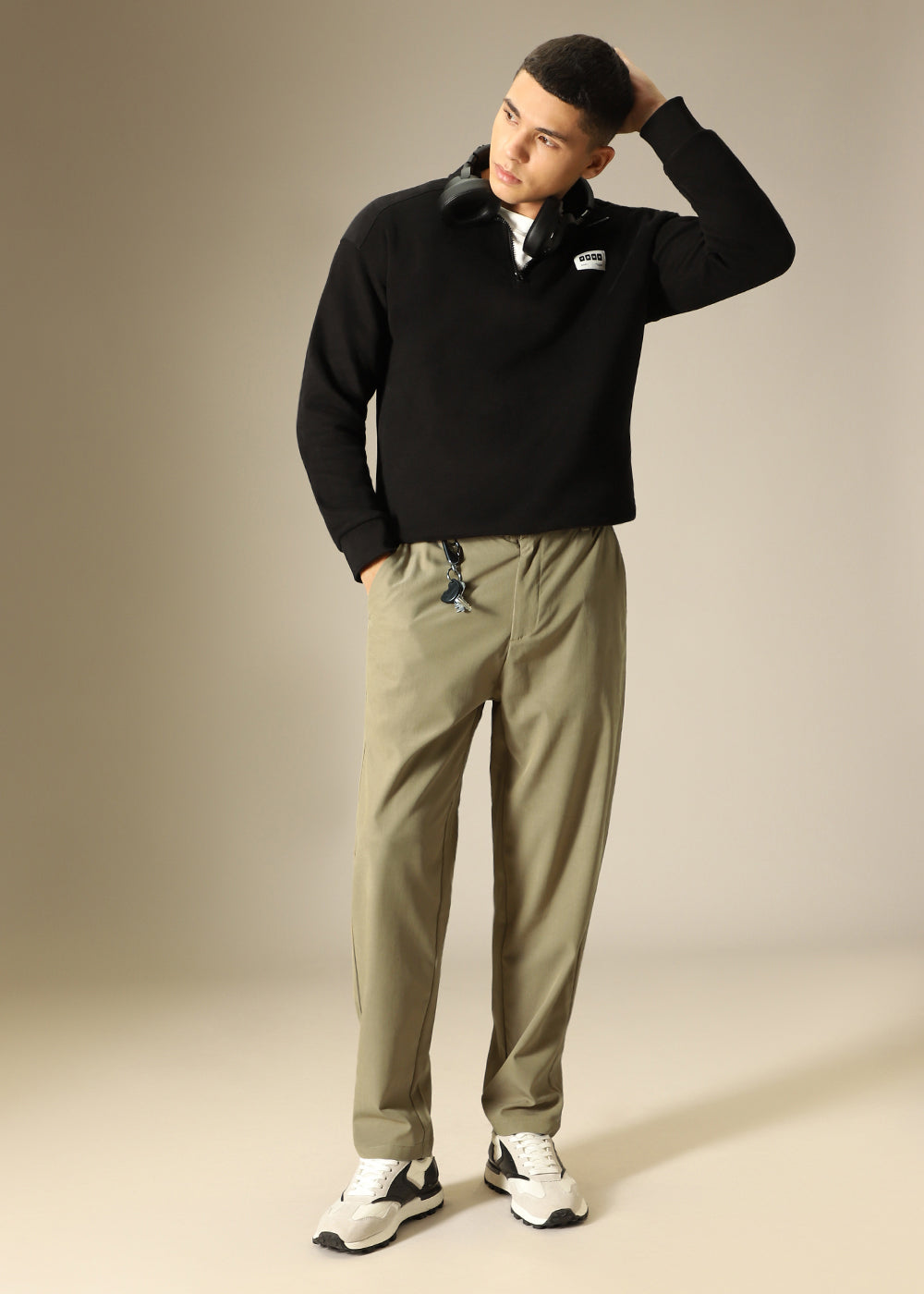 Tan Relaxed Fit Trouser