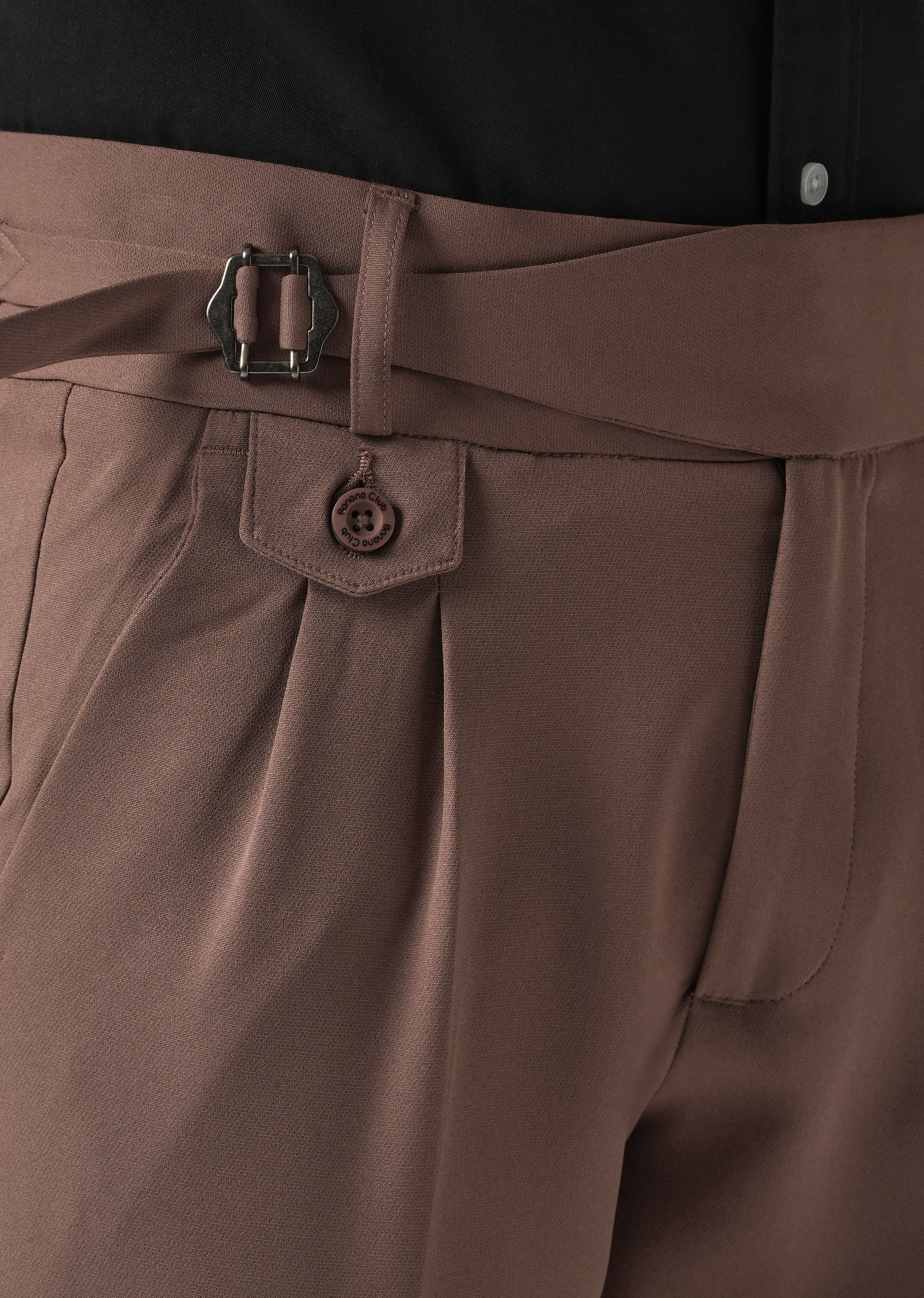 Taupe Brown Gurkha Pant