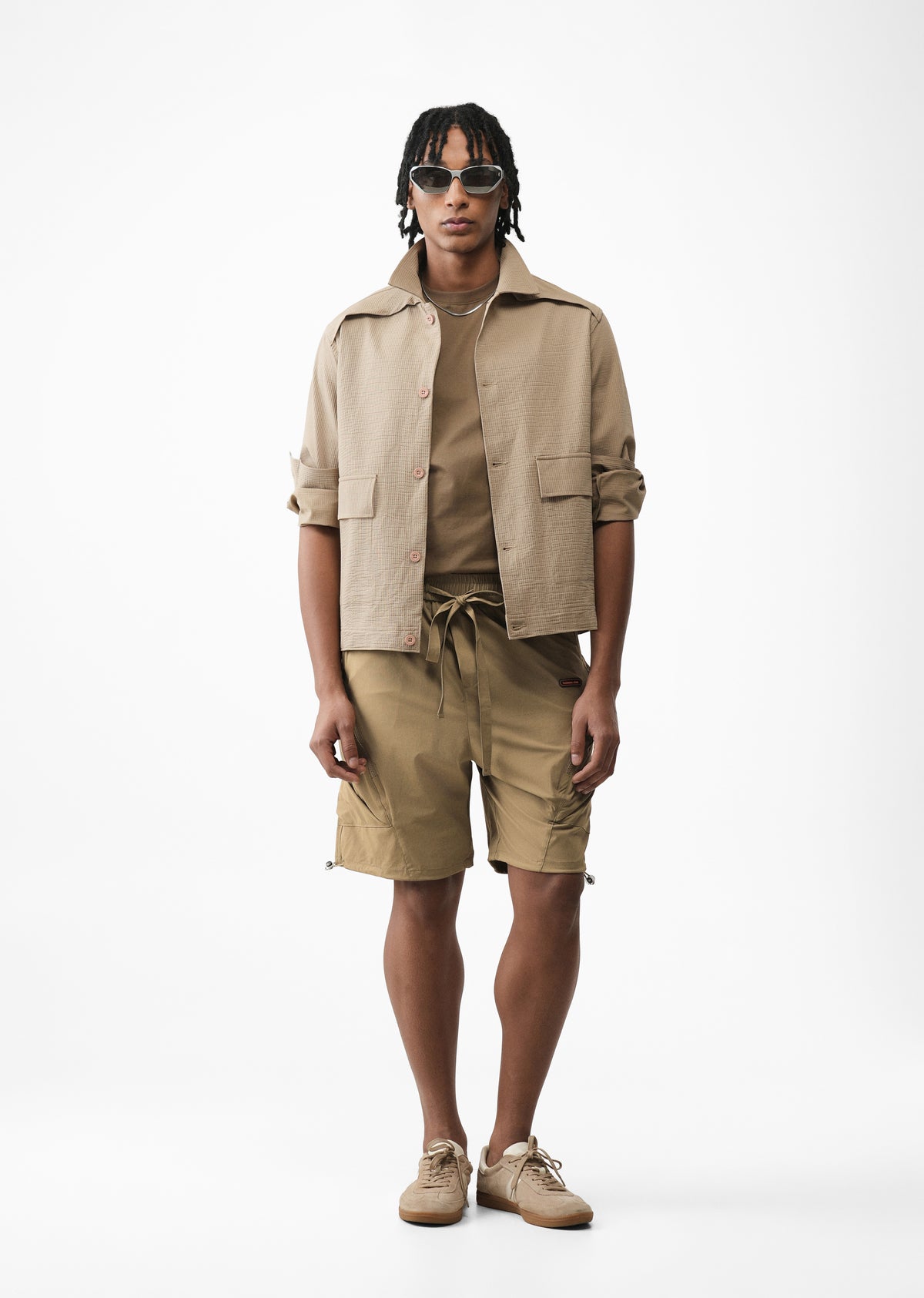 Khaki Cargo Shorts