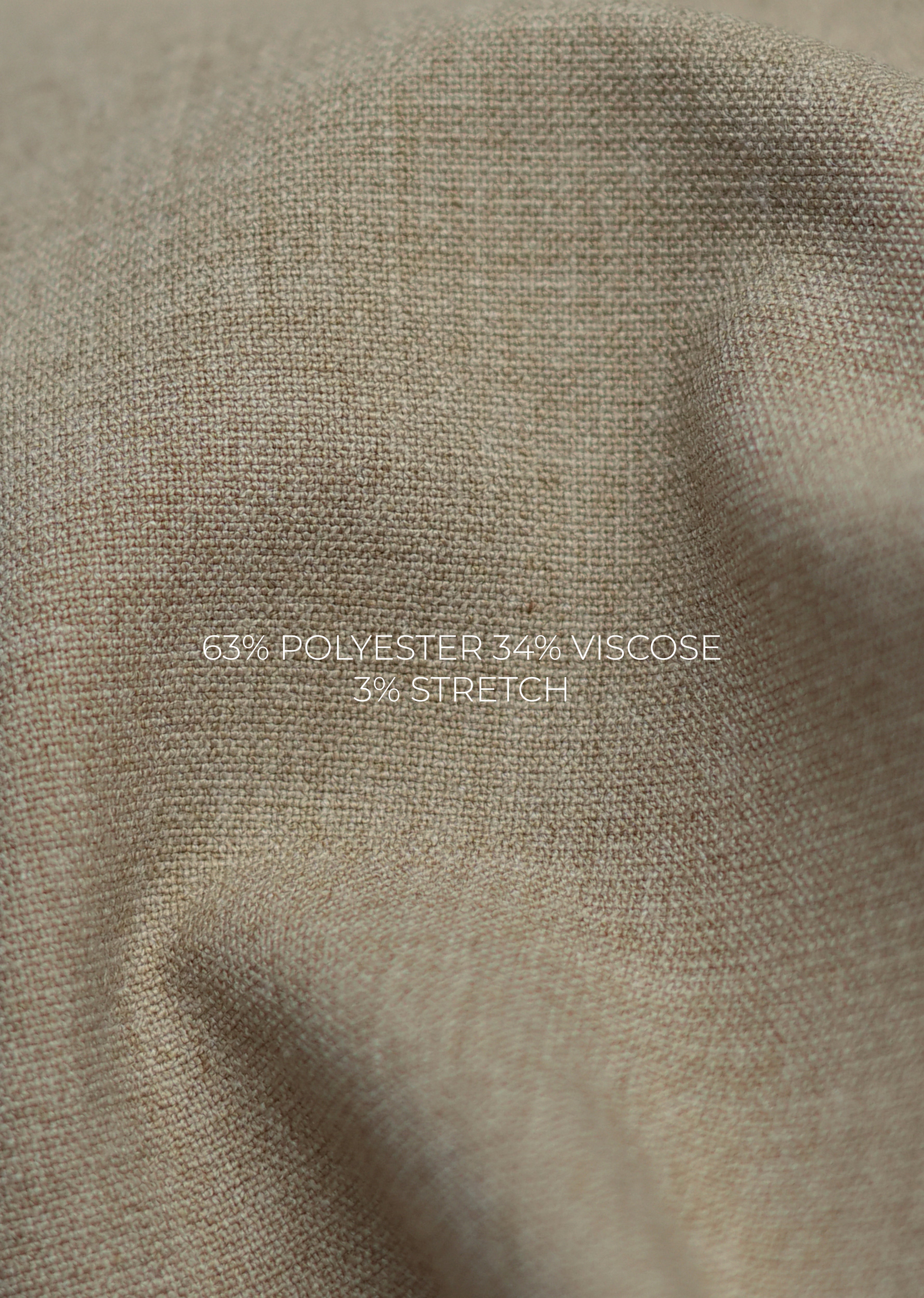 Taupe Semi-Elasticated Trouser