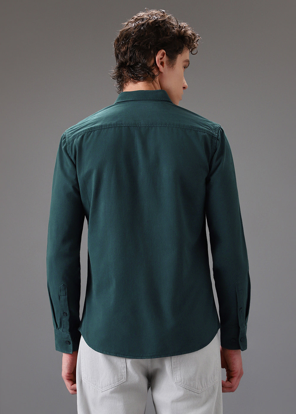 Teal Double Pocket Shirt