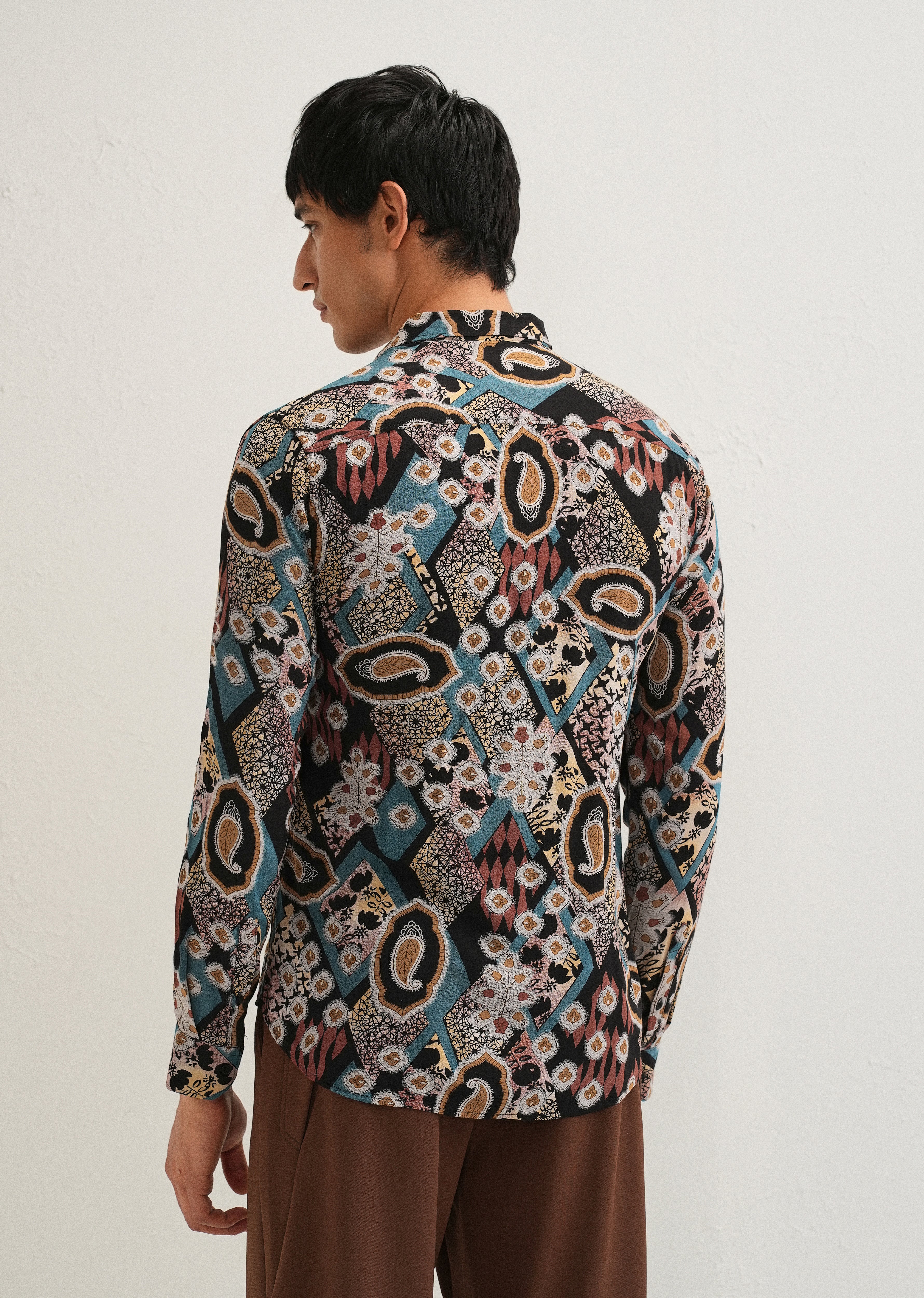 Teal Feather Shirt