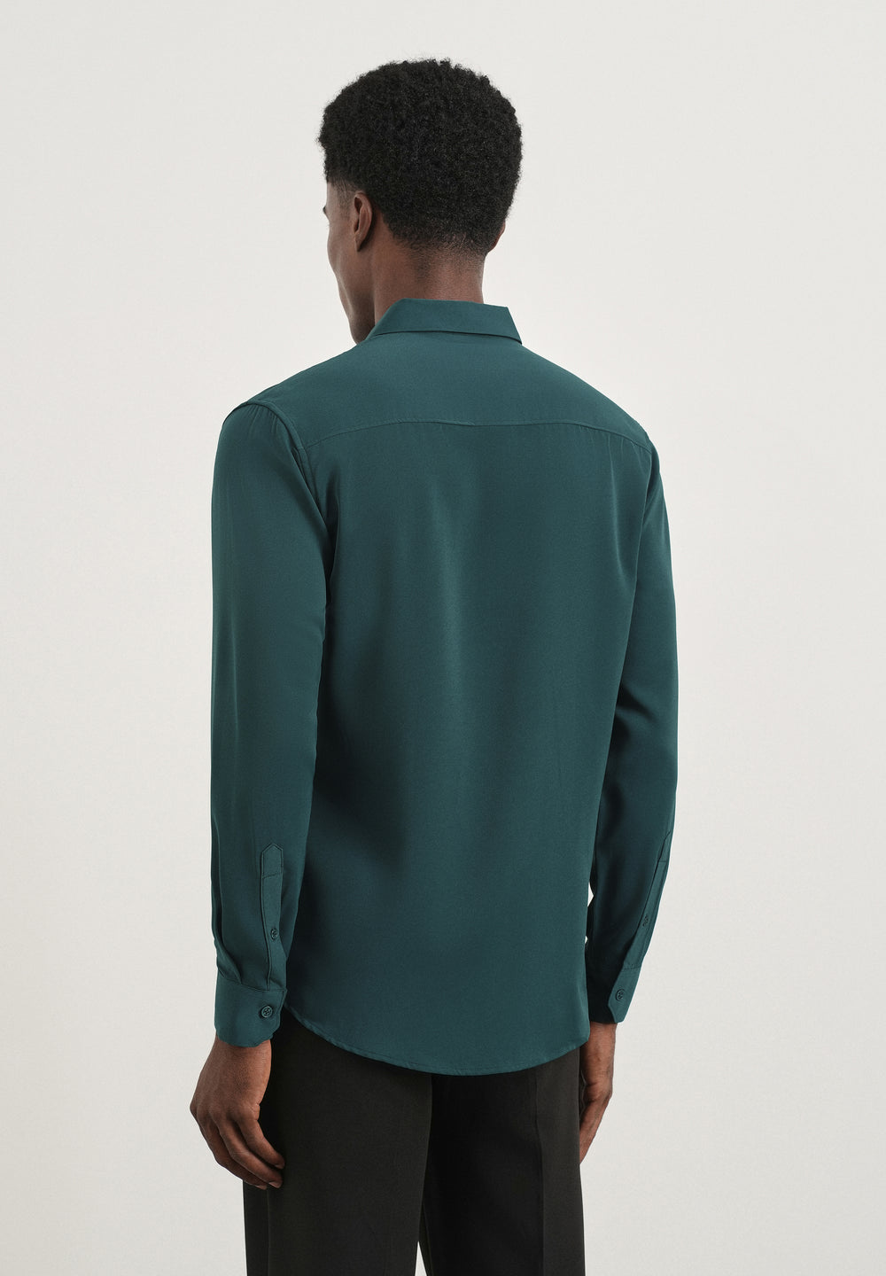 Teal Green Fluid Soft Shirt