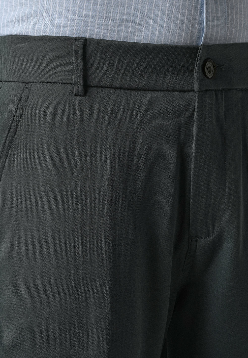Teal Green Relaxed Fit Trousers
