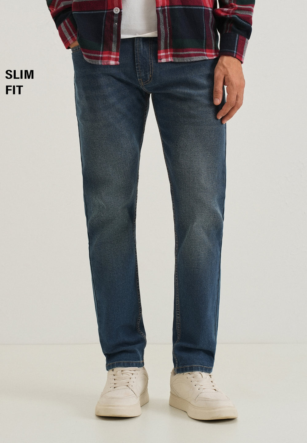 Teal Blue Slim fit Jeans
