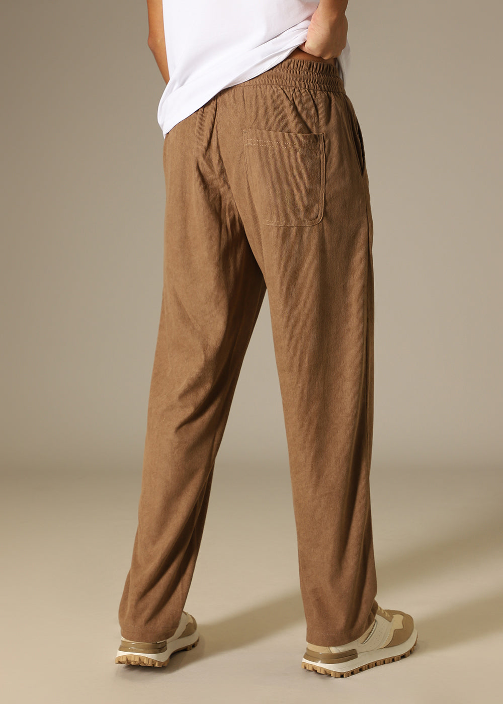Light Brown Thin Corduroy Pant