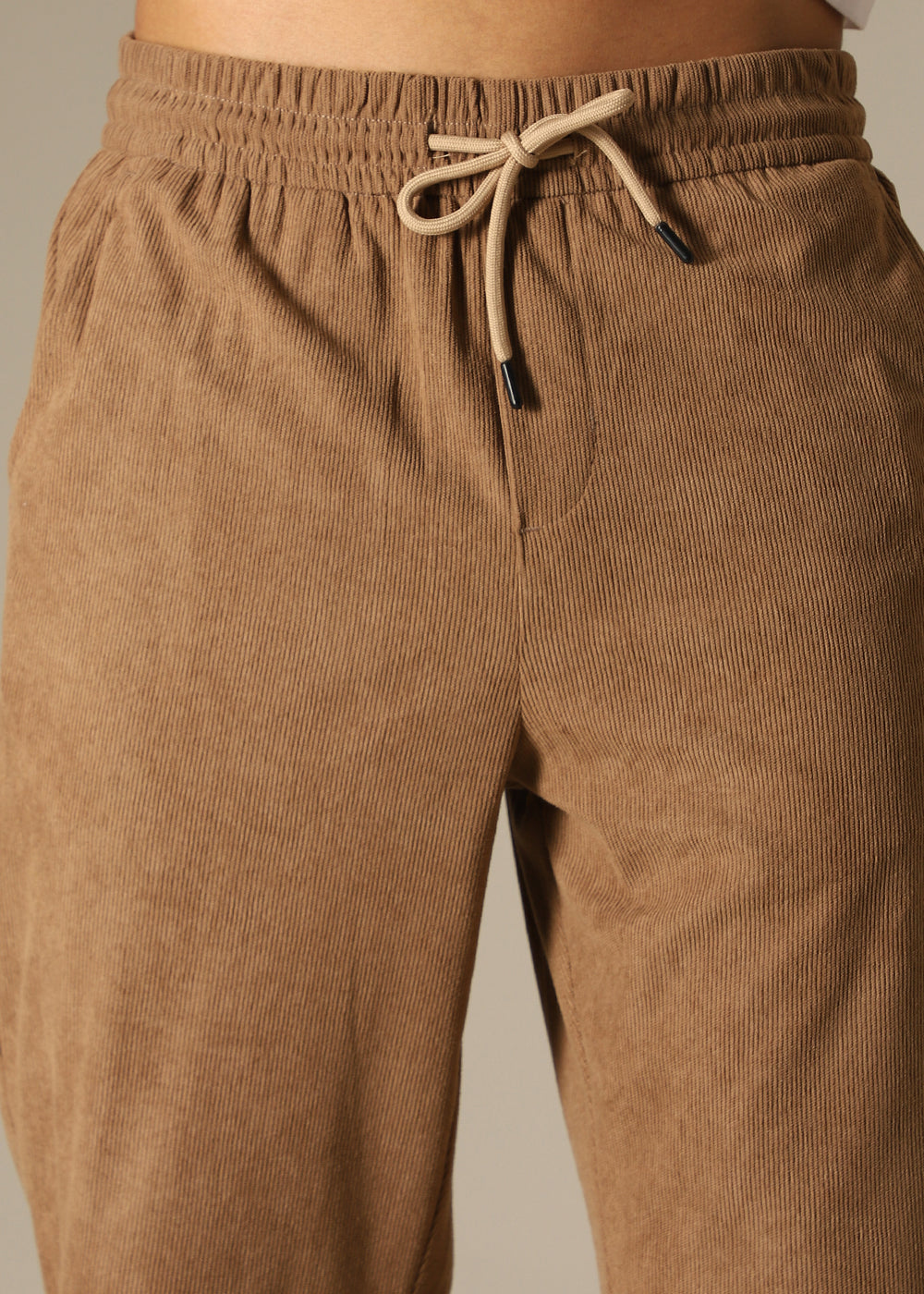 Light Brown Thin Corduroy Pant