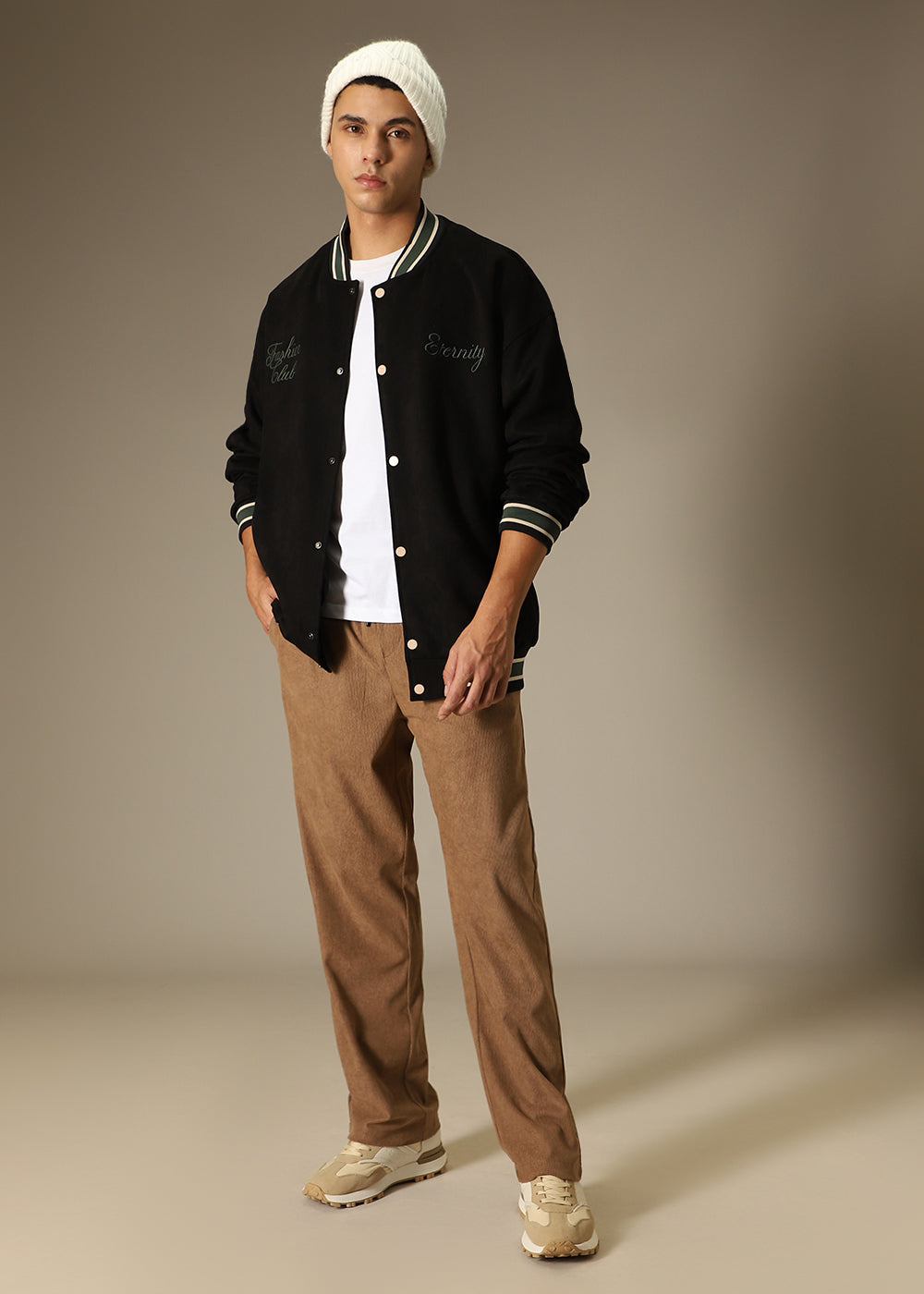 Light Brown Thin Corduroy Pant