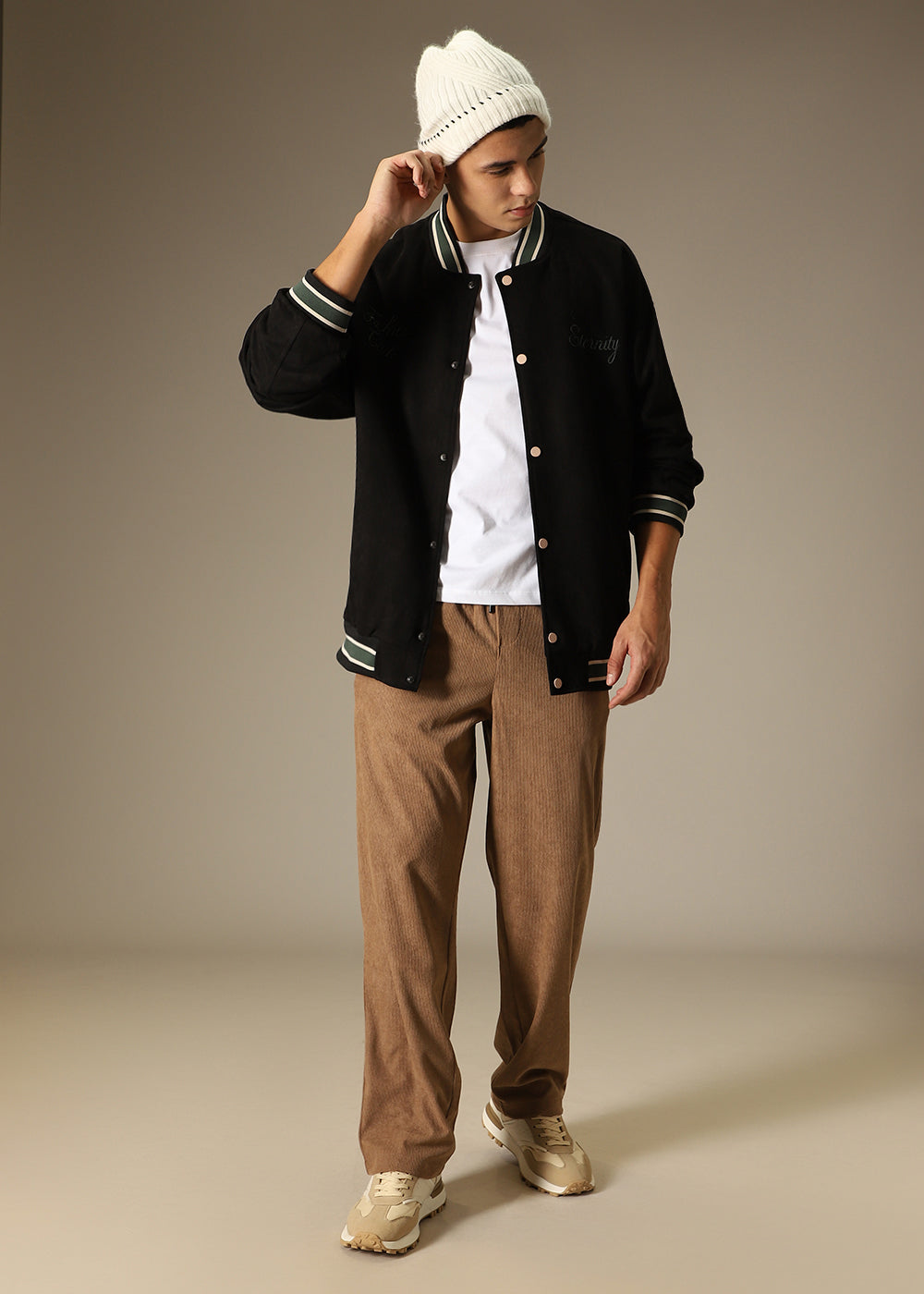 Light Brown Thin Corduroy Pant