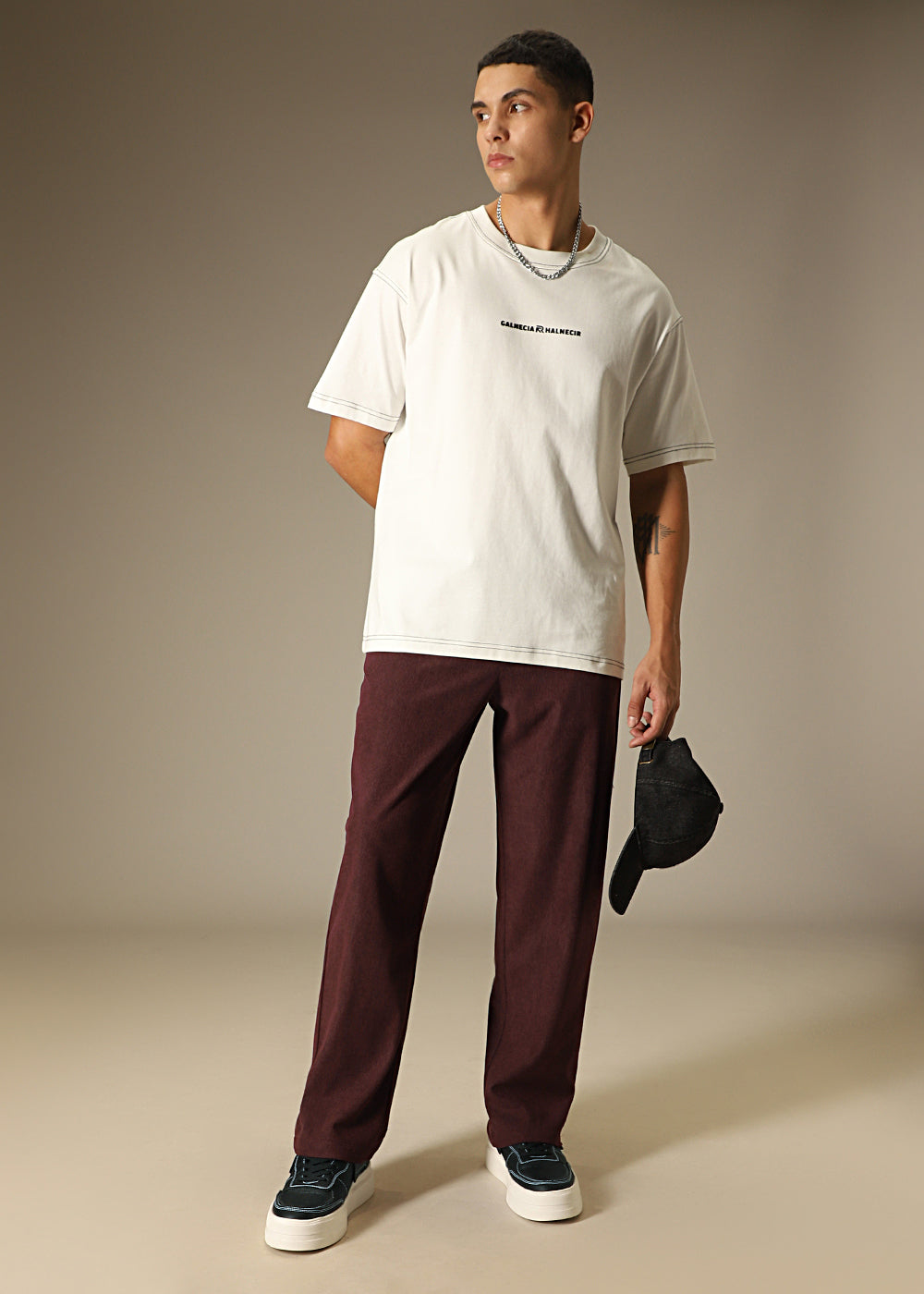 Maroon Thin Corduroy Pant
