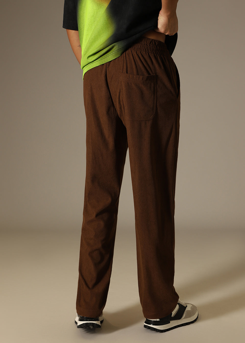 Dark Brown Thin Corduroy Pant