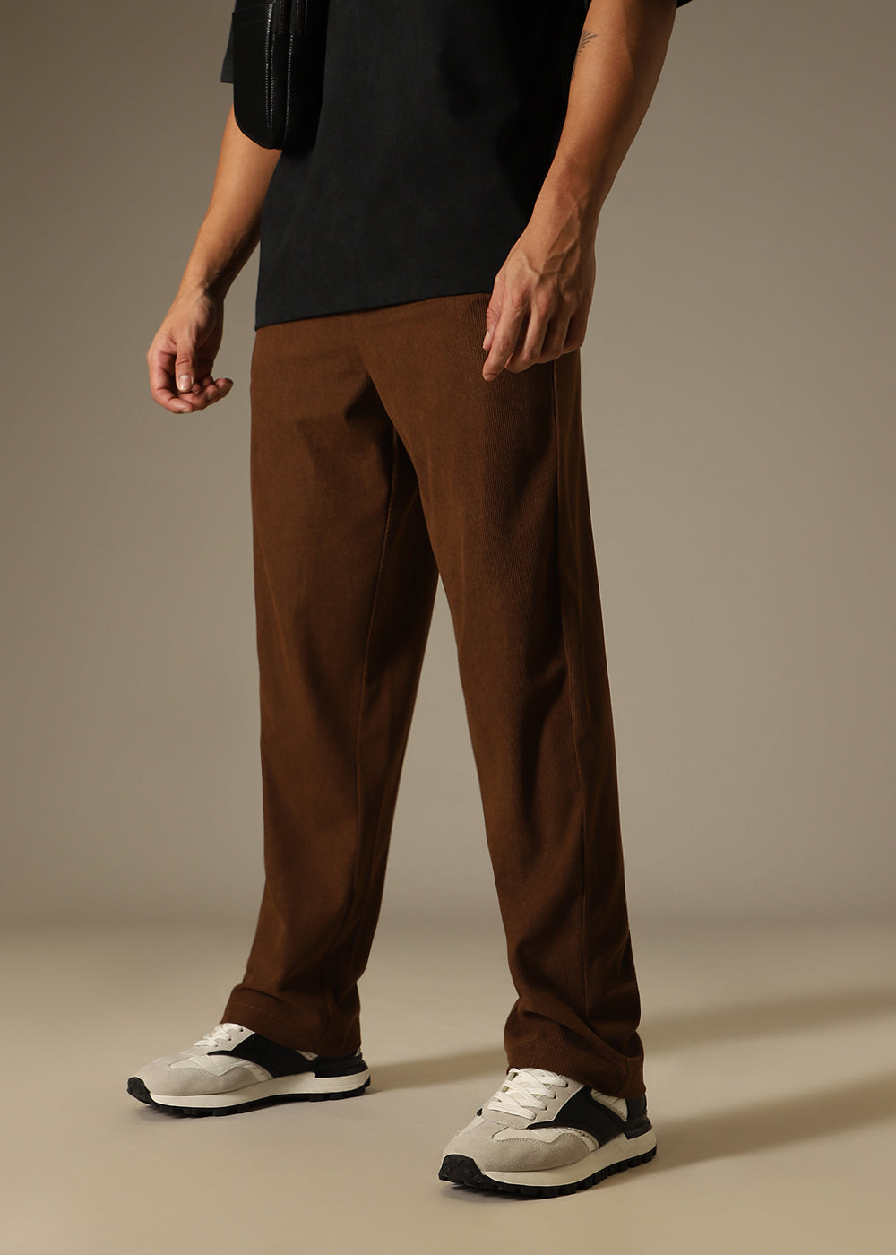 Dark Brown Thin Corduroy Pant