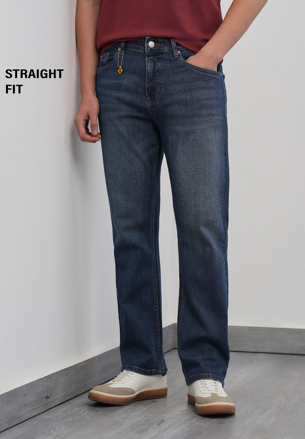Timeless Blue Straight Fit Jeans